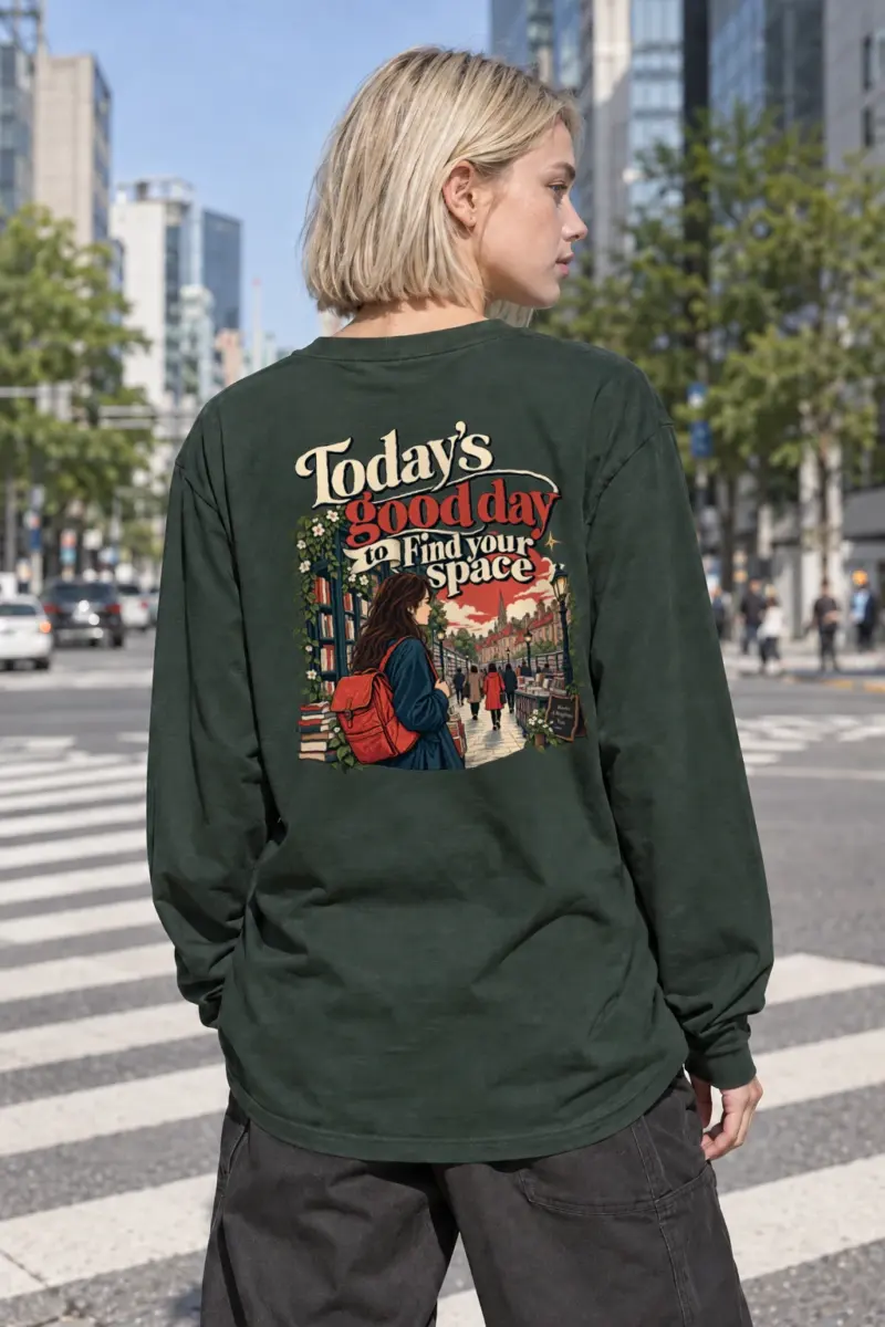 "Find Your Space" Unisex Longsleeve T-shirt | Gildan 2400