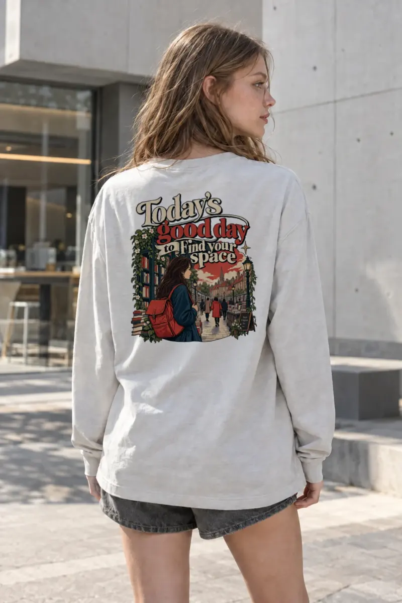 "Find Your Space" Unisex Longsleeve T-shirt | Gildan 2400