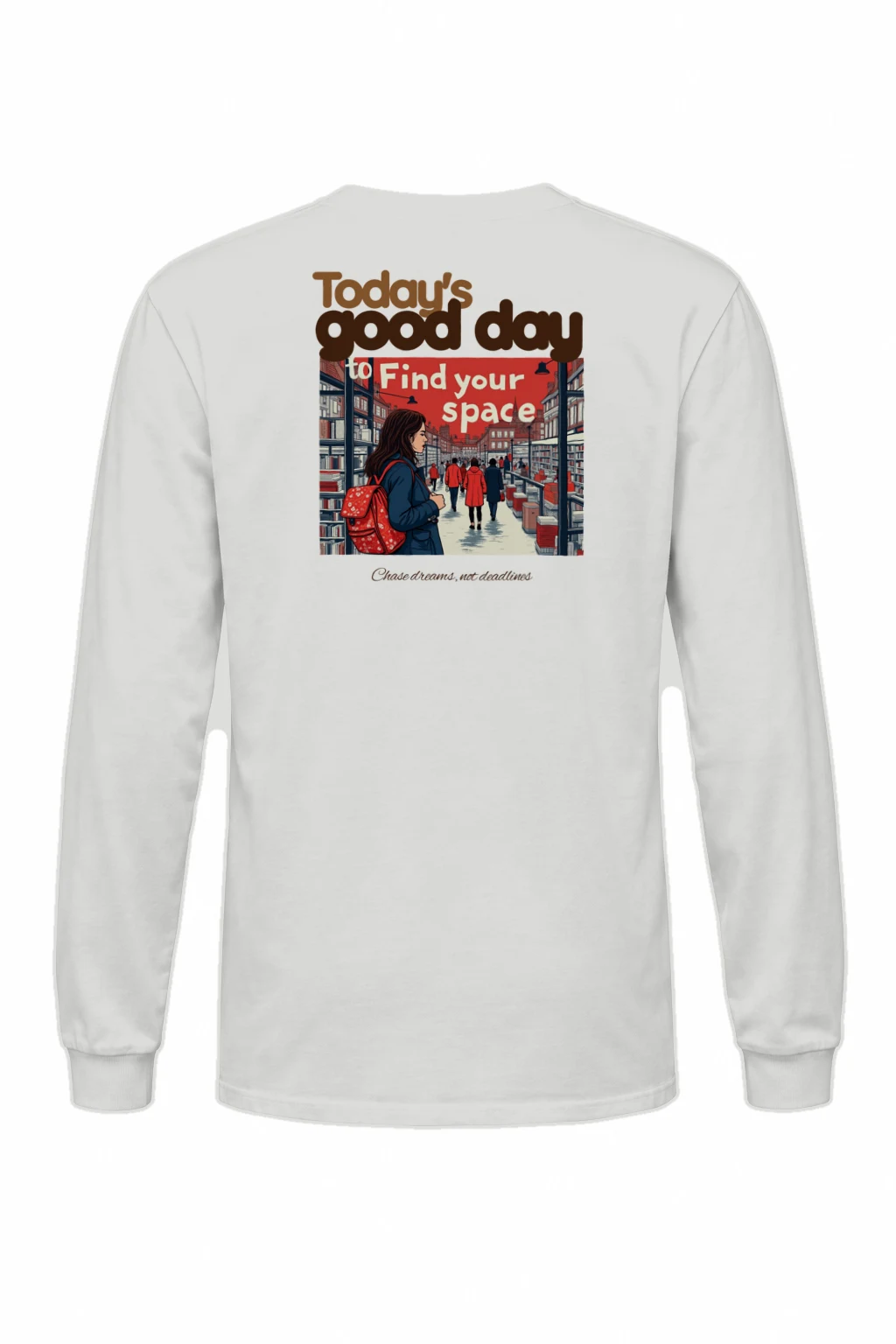 "Find Your Space" Unisex Longsleeve T-shirt | Gildan 2400