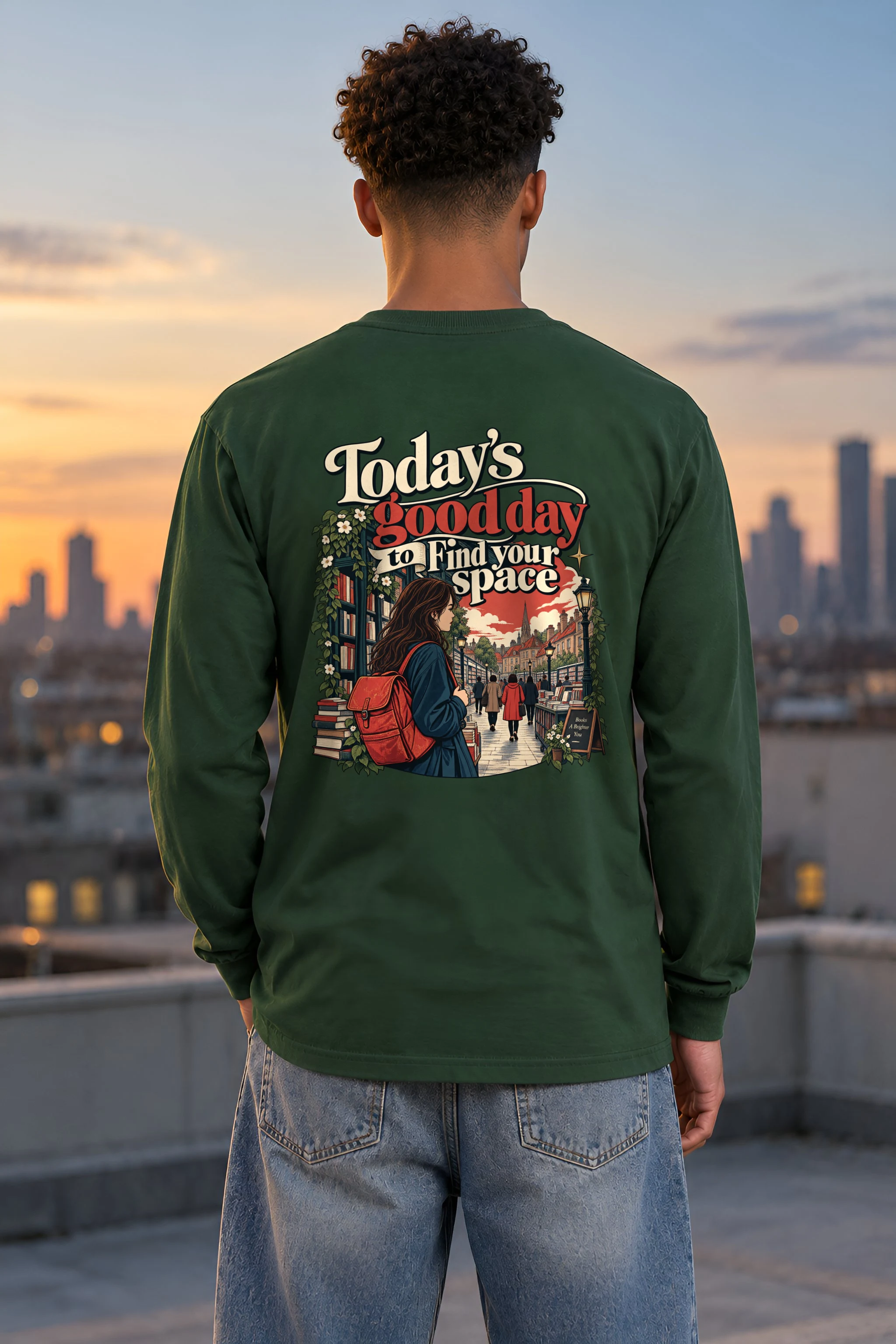 "Find Your Space" Unisex Longsleeve T-shirt