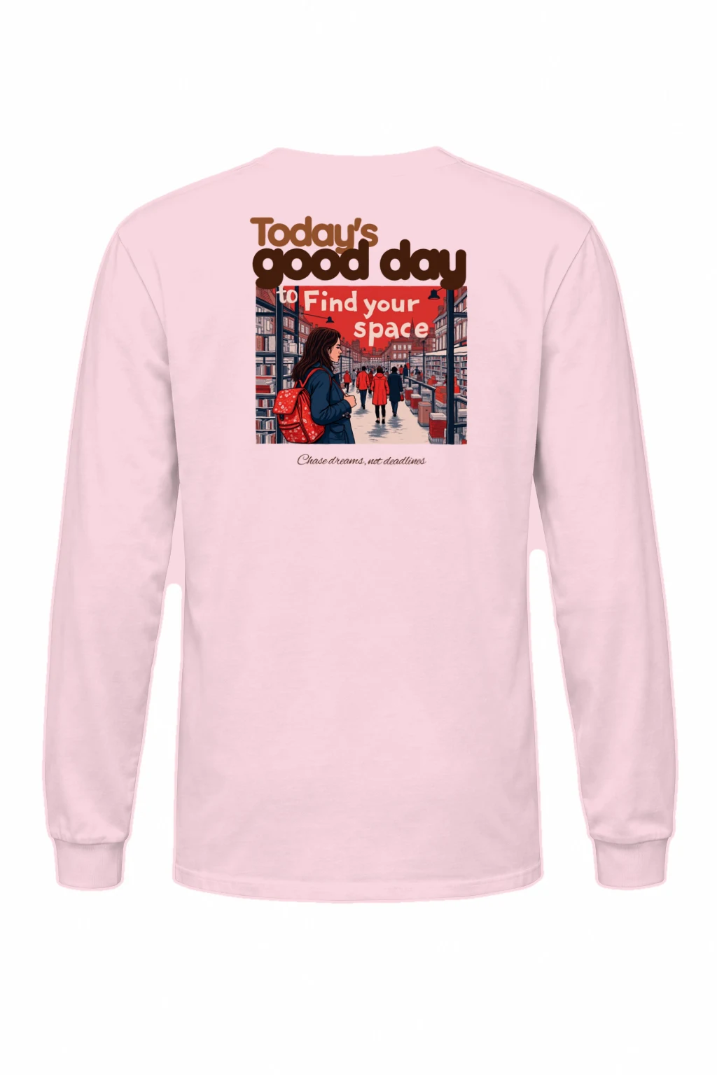 "Find Your Space" Unisex Longsleeve T-shirt | Gildan 2400