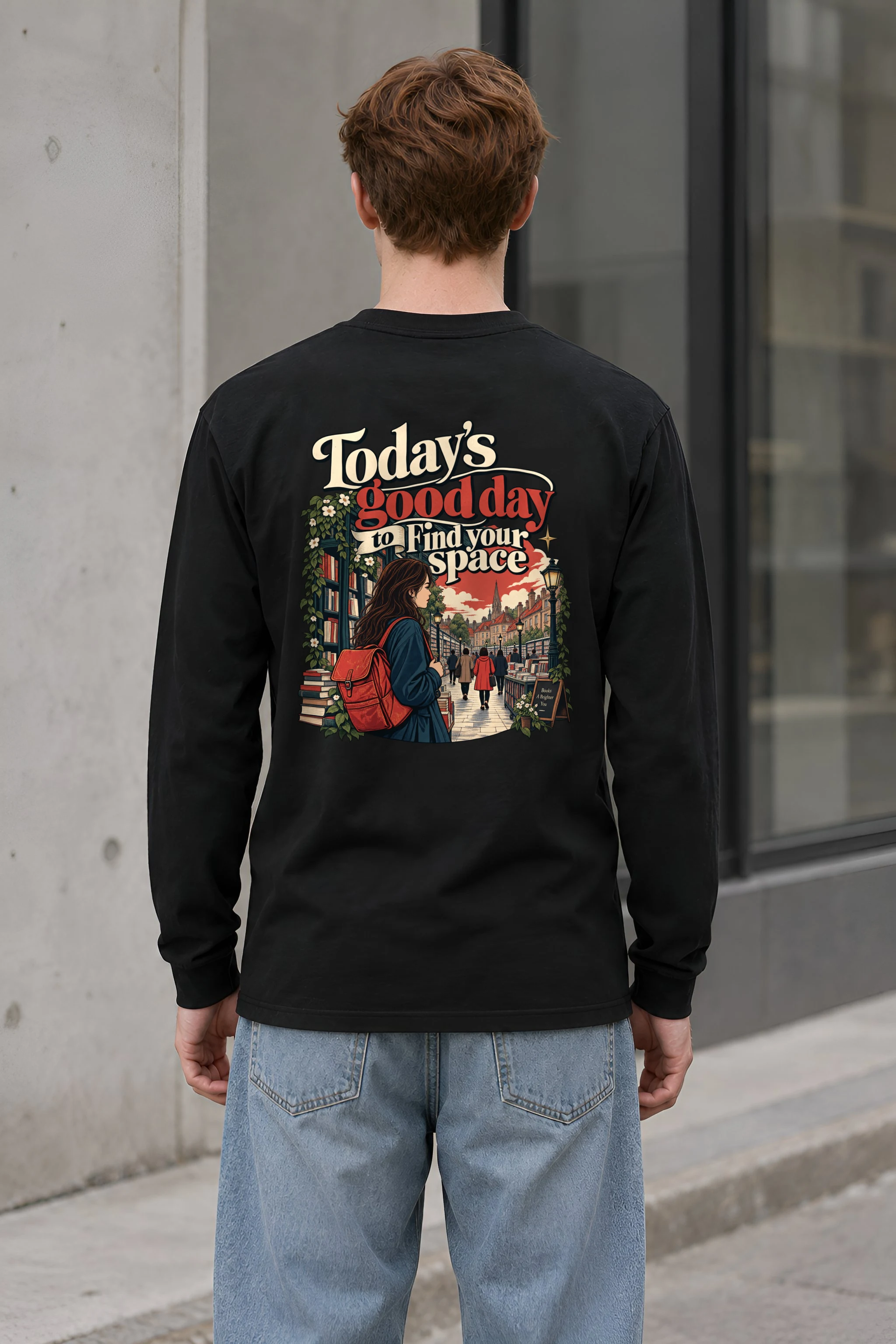 "Find Your Space" Unisex Longsleeve T-shirt