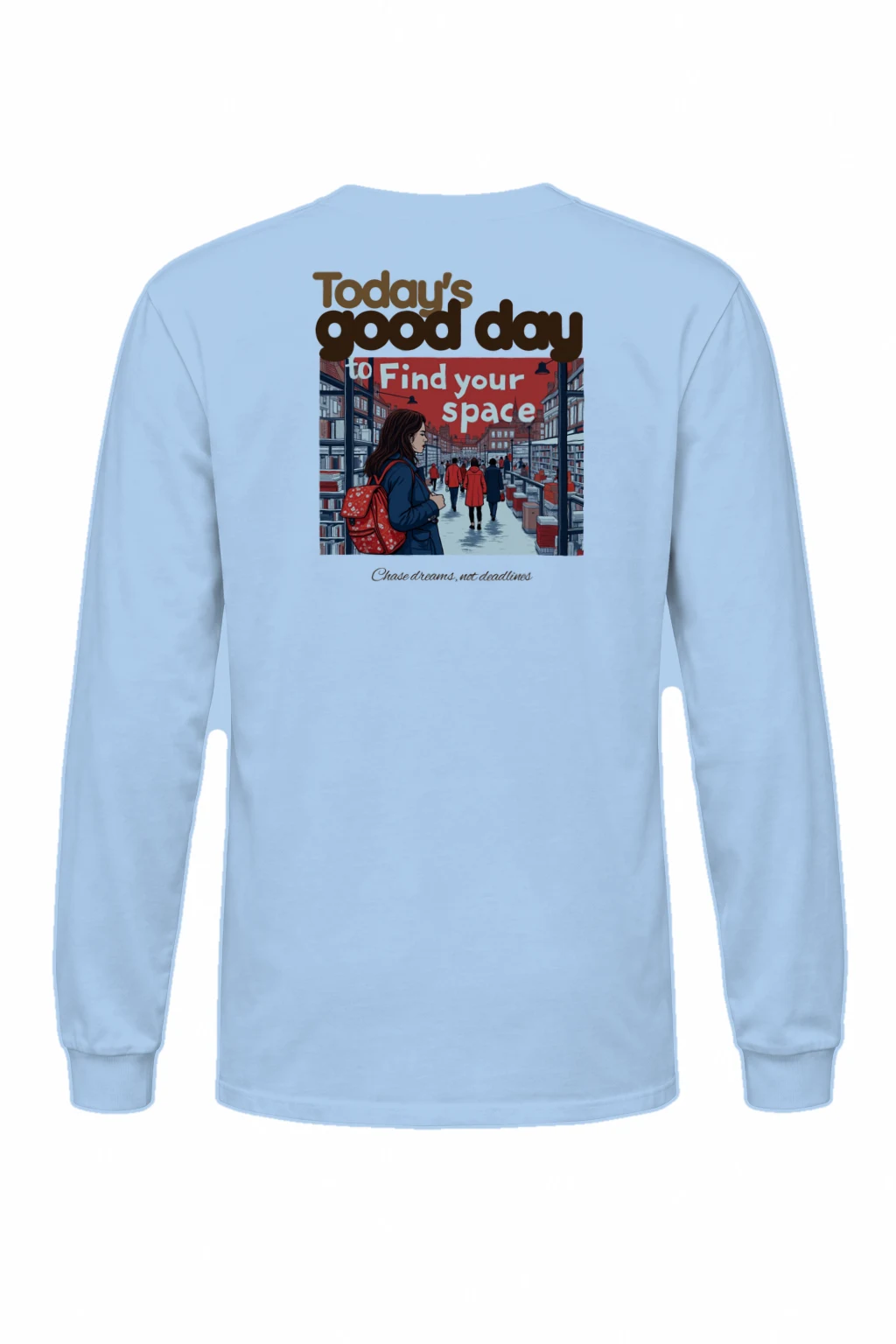 "Find Your Space" Unisex Longsleeve T-shirt | Gildan 2400
