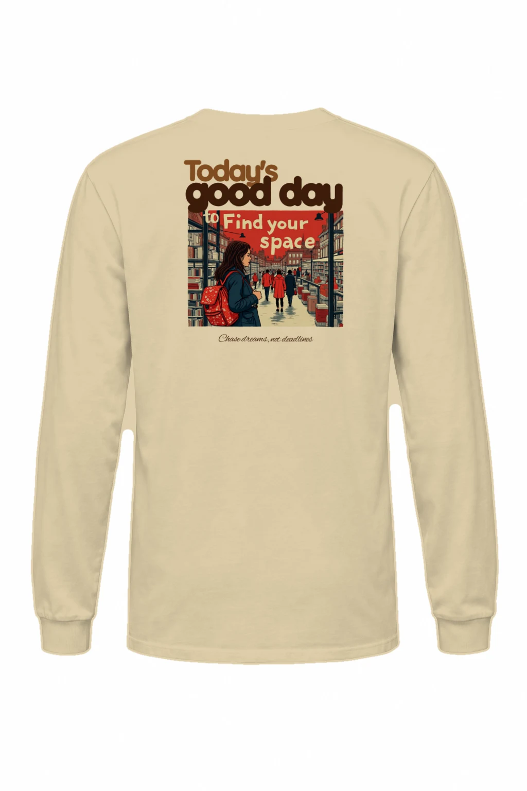 "Find Your Space" Unisex Longsleeve T-shirt | Gildan 2400