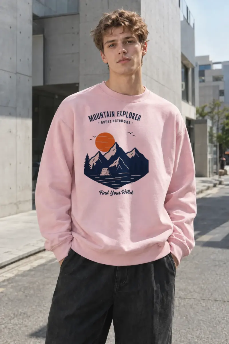 "Find Your Wild" Heavy Blend Unisex Crewneck Sweatshirt | Gildan 18000