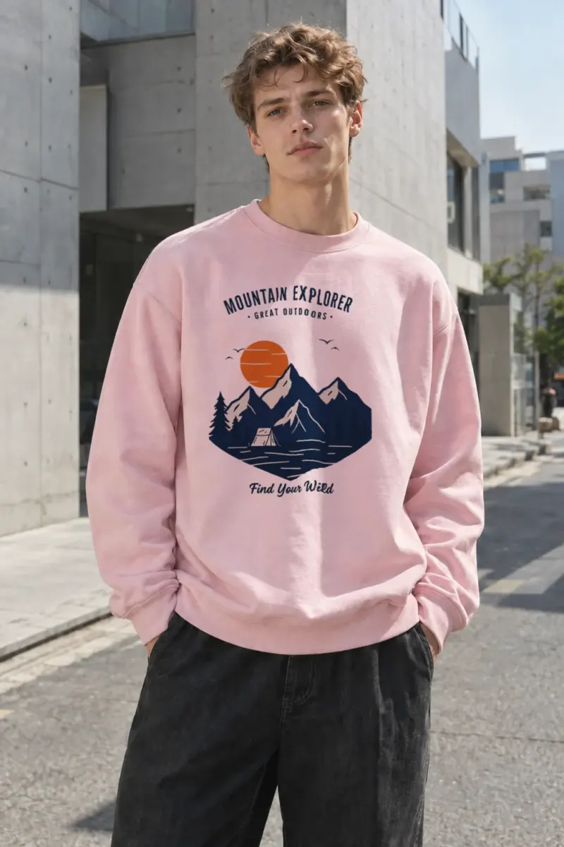 "Find Your Wild" Heavy Blend Unisex Crewneck Sweatshirt | Gildan 18000