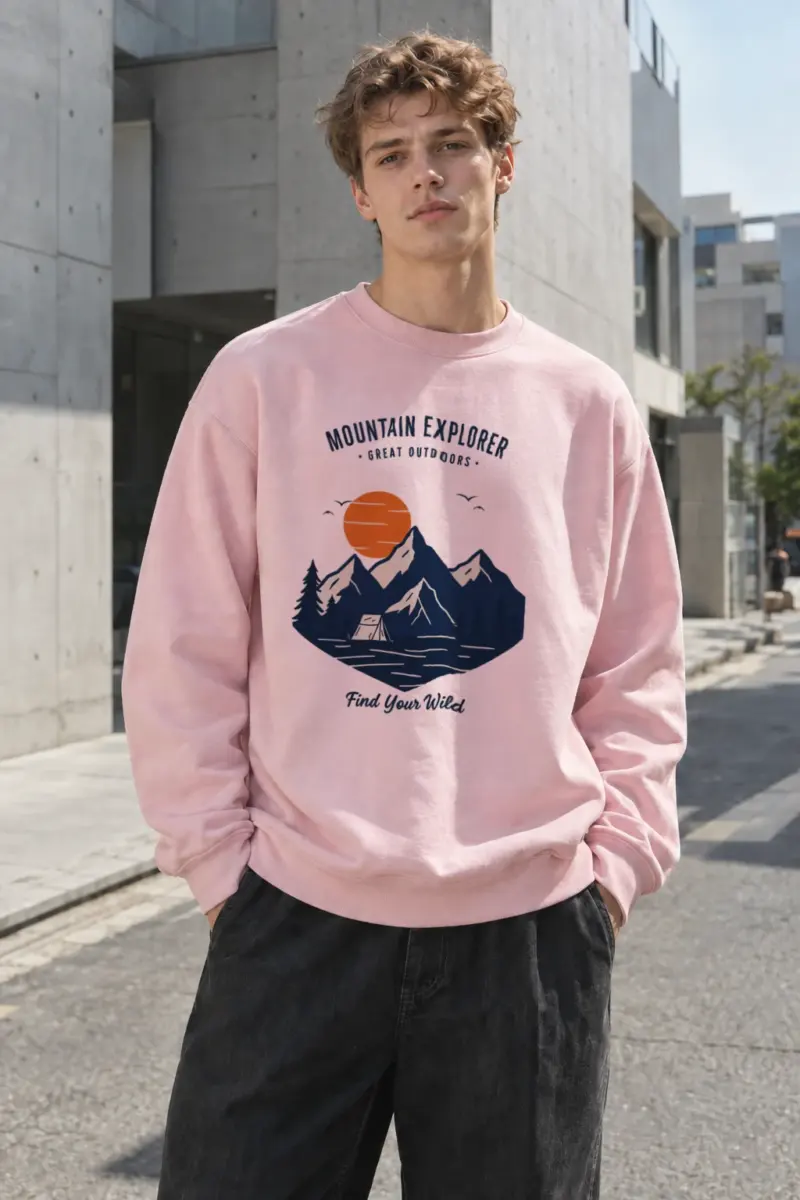 "Find Your Wild" Heavy Blend Unisex Crewneck Sweatshirt | Gildan 18000
