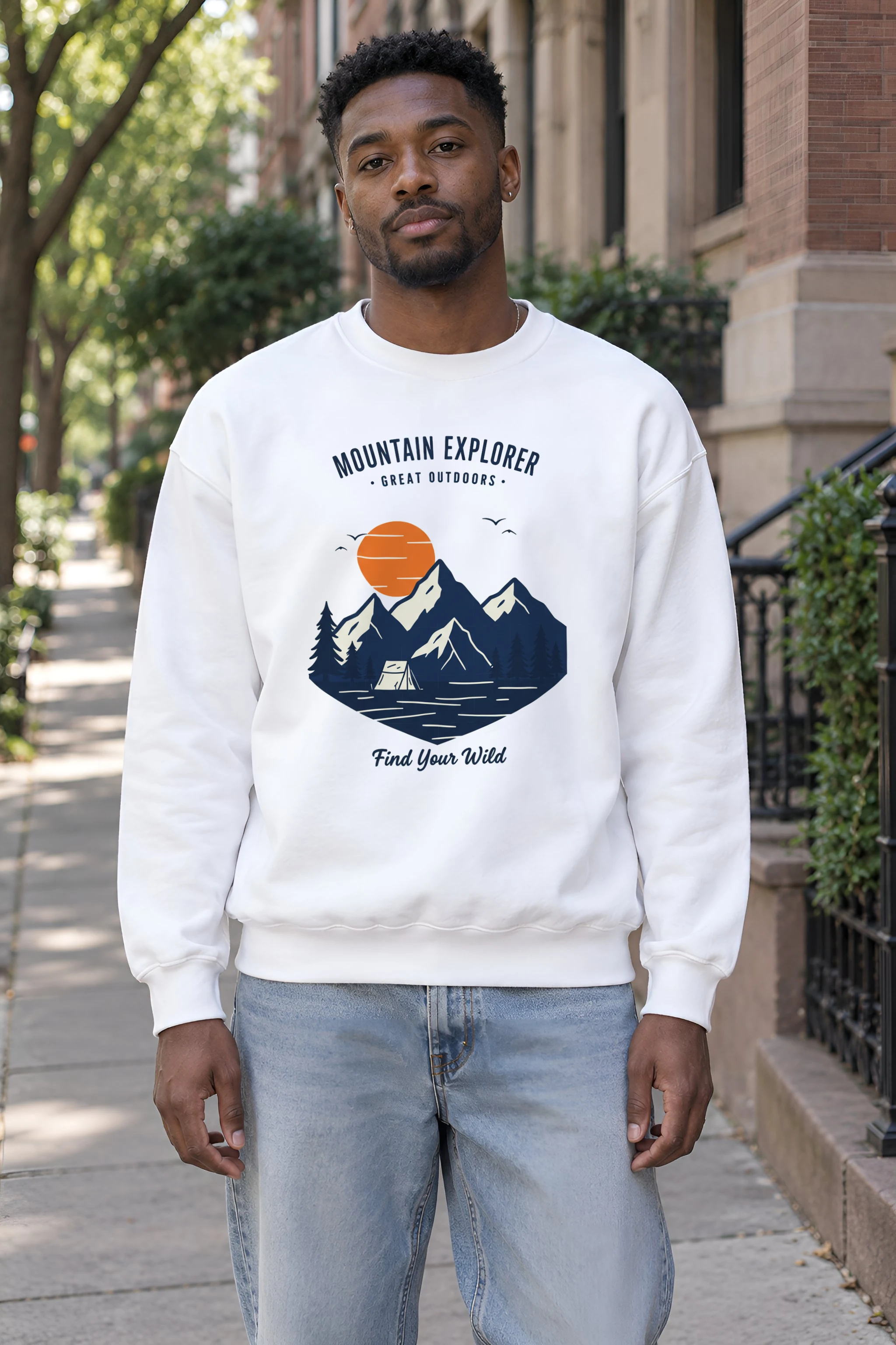 "Find Your Wild" 1 Crewneck Sweatshirt