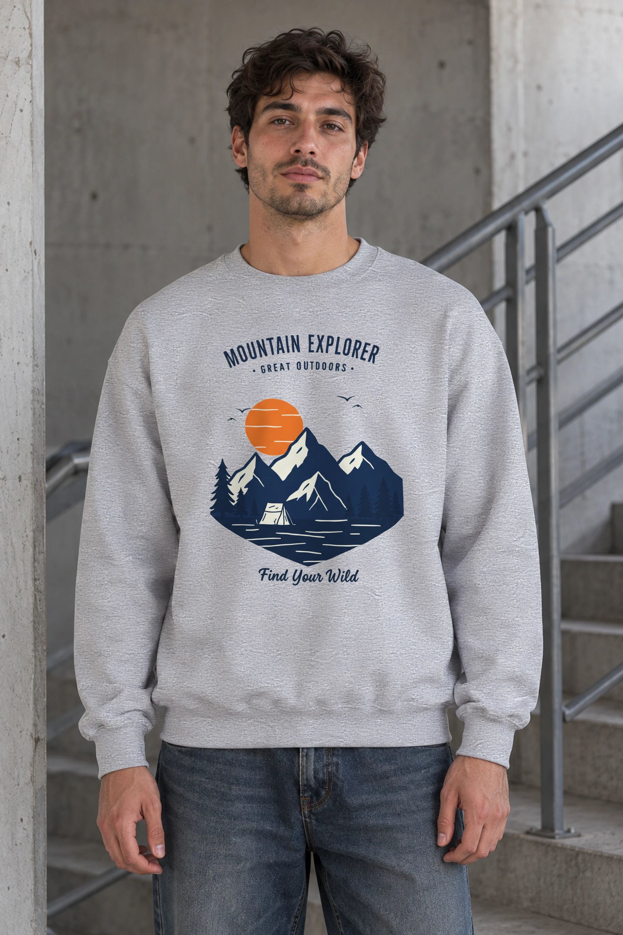 "Find Your Wild" 1 Crewneck Sweatshirt