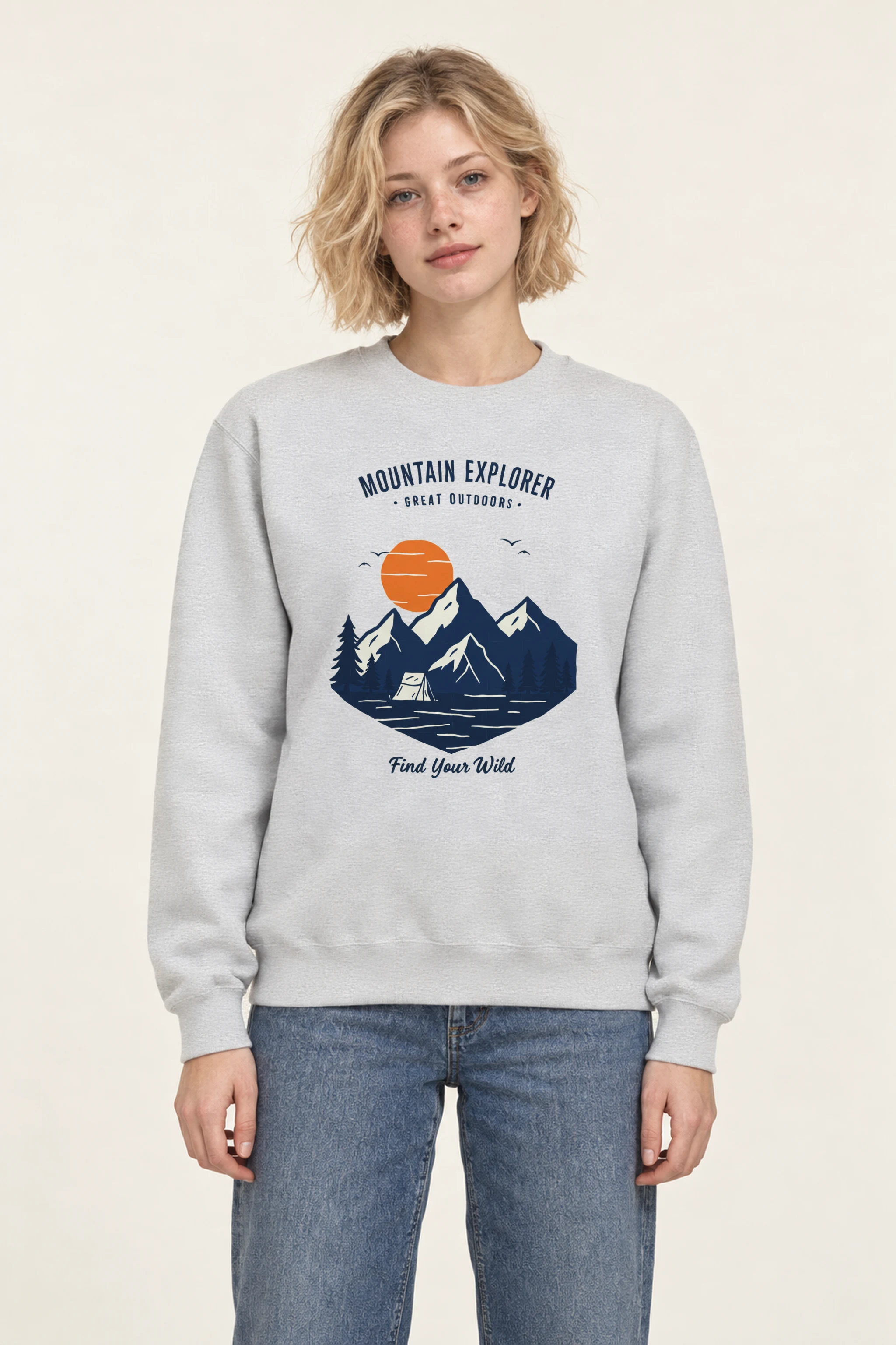 "Find Your Wild" 1 Crewneck Sweatshirt