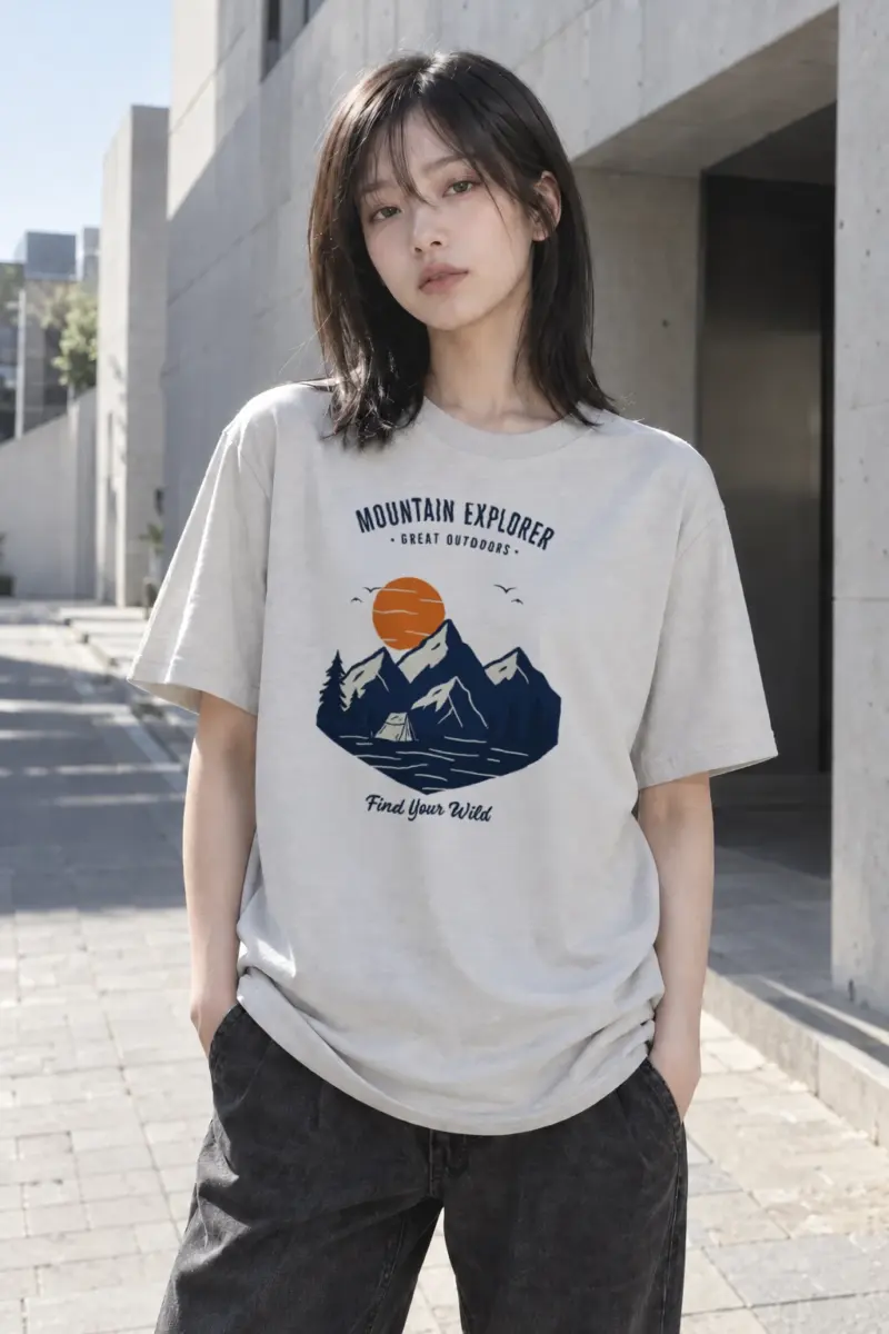 "Find Your Wild" Heavyweight Unisex Crewneck T-shirt | Gildan 5000