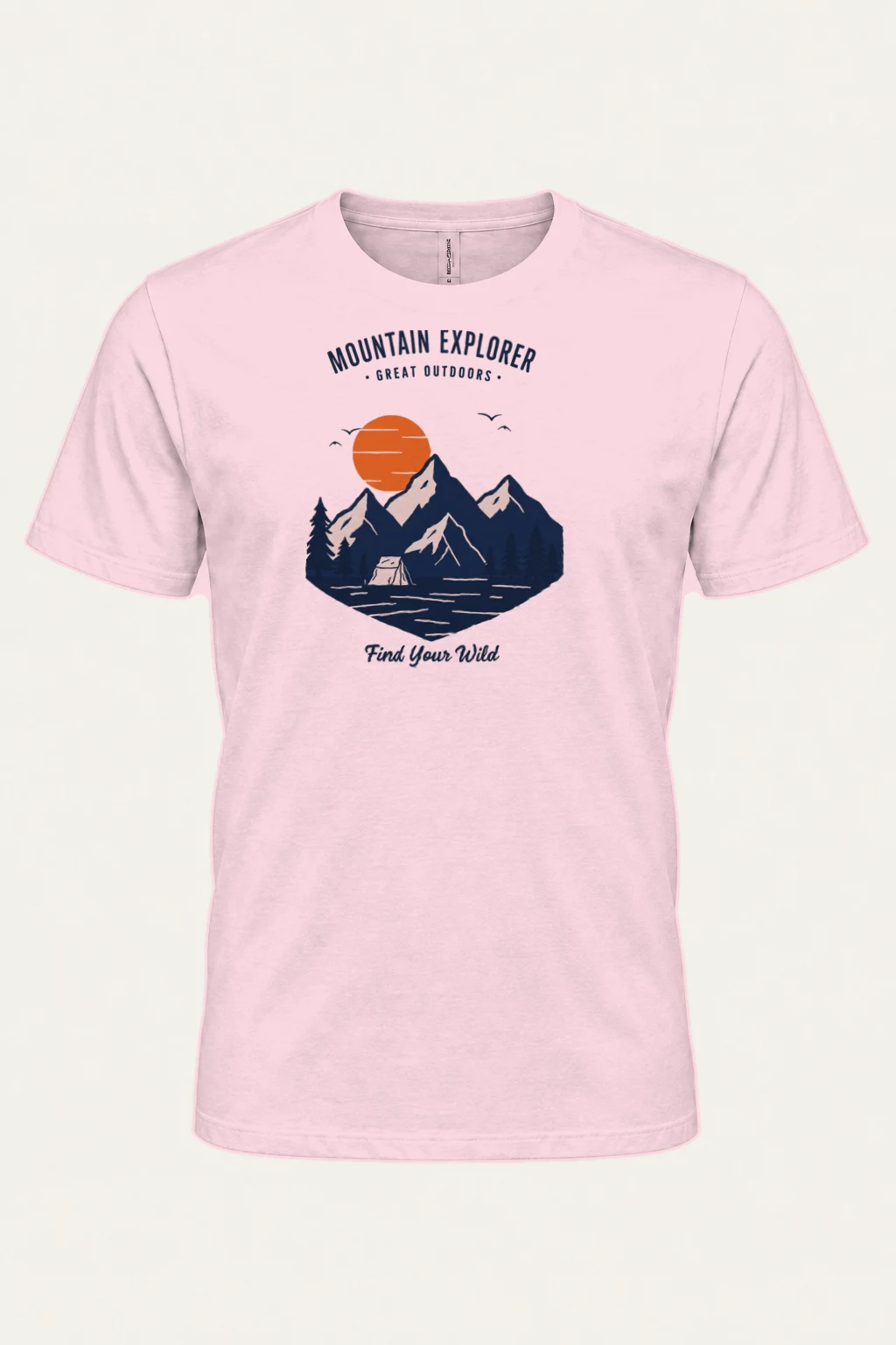 "Find Your Wild" Heavyweight Unisex Crewneck T-shirt | Gildan 5000