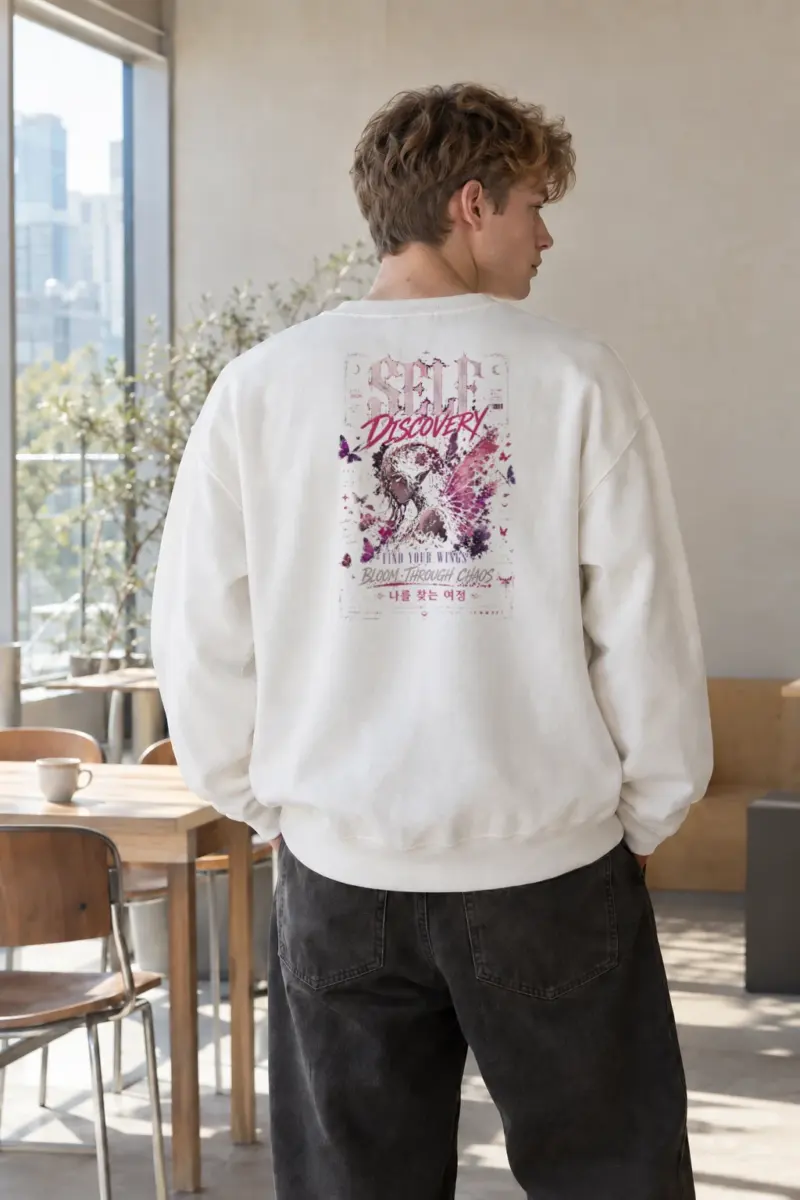 "Find Your Wings" Heavy Blend Unisex Crewneck Sweatshirt | Gildan 18000