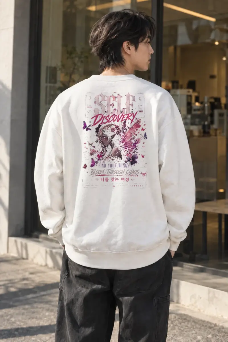 "Find Your Wings" Heavy Blend Unisex Crewneck Sweatshirt | Gildan 18000