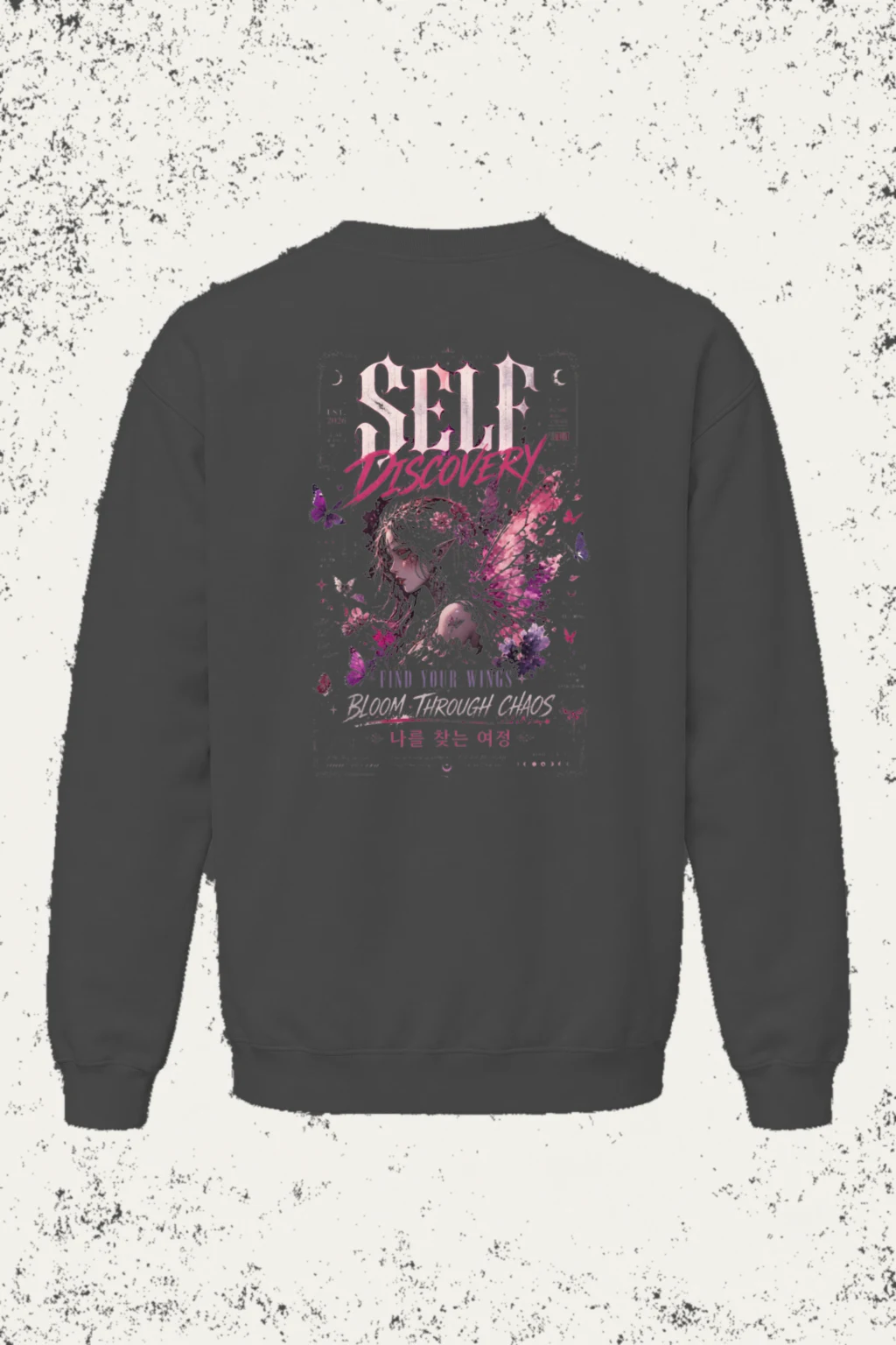 "Find Your Wings" Heavy Blend Unisex Crewneck Sweatshirt | Gildan 18000