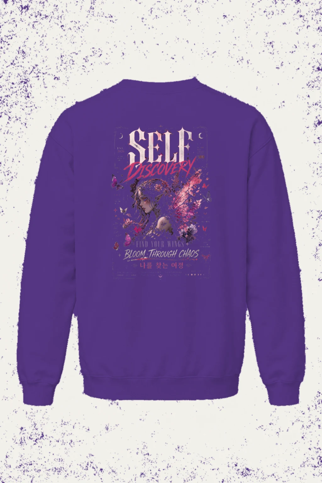 "Find Your Wings" Heavy Blend Unisex Crewneck Sweatshirt | Gildan 18000