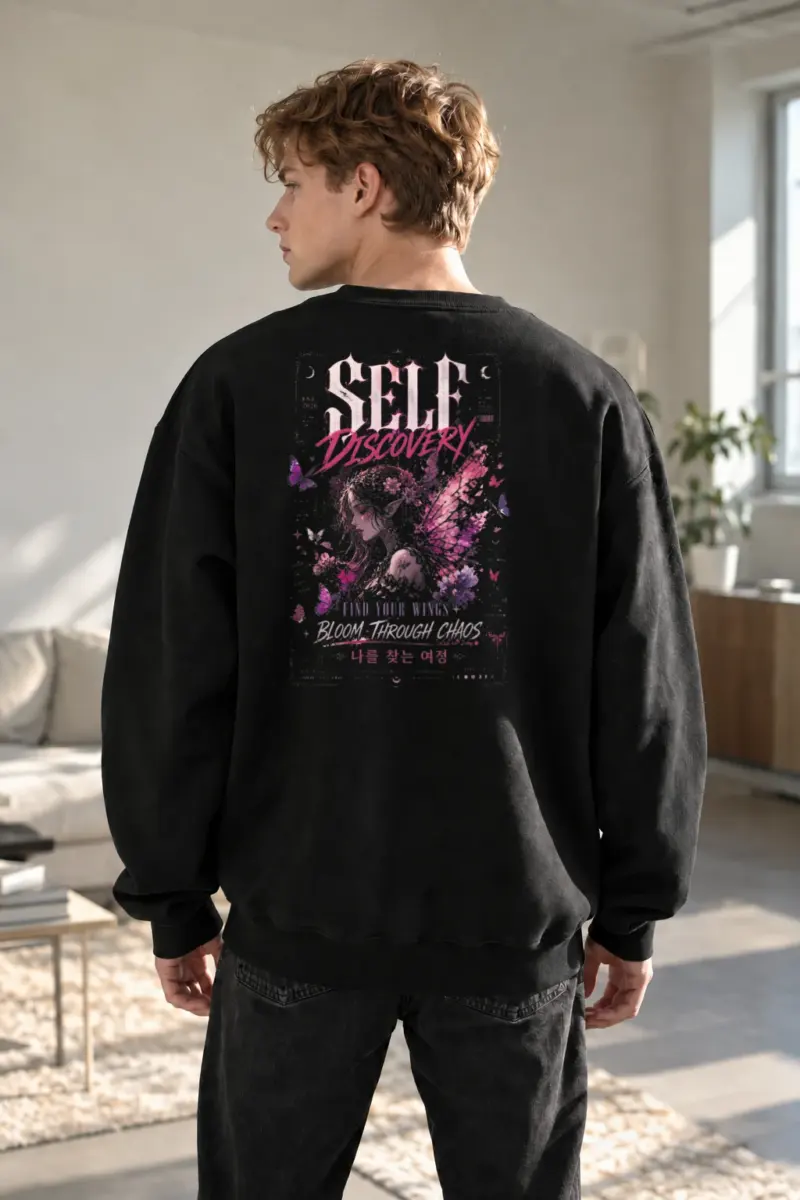 "Find Your Wings" Unisex Sponge Fleece Crewneck Sweatshirt | Bella + Canvas 3901