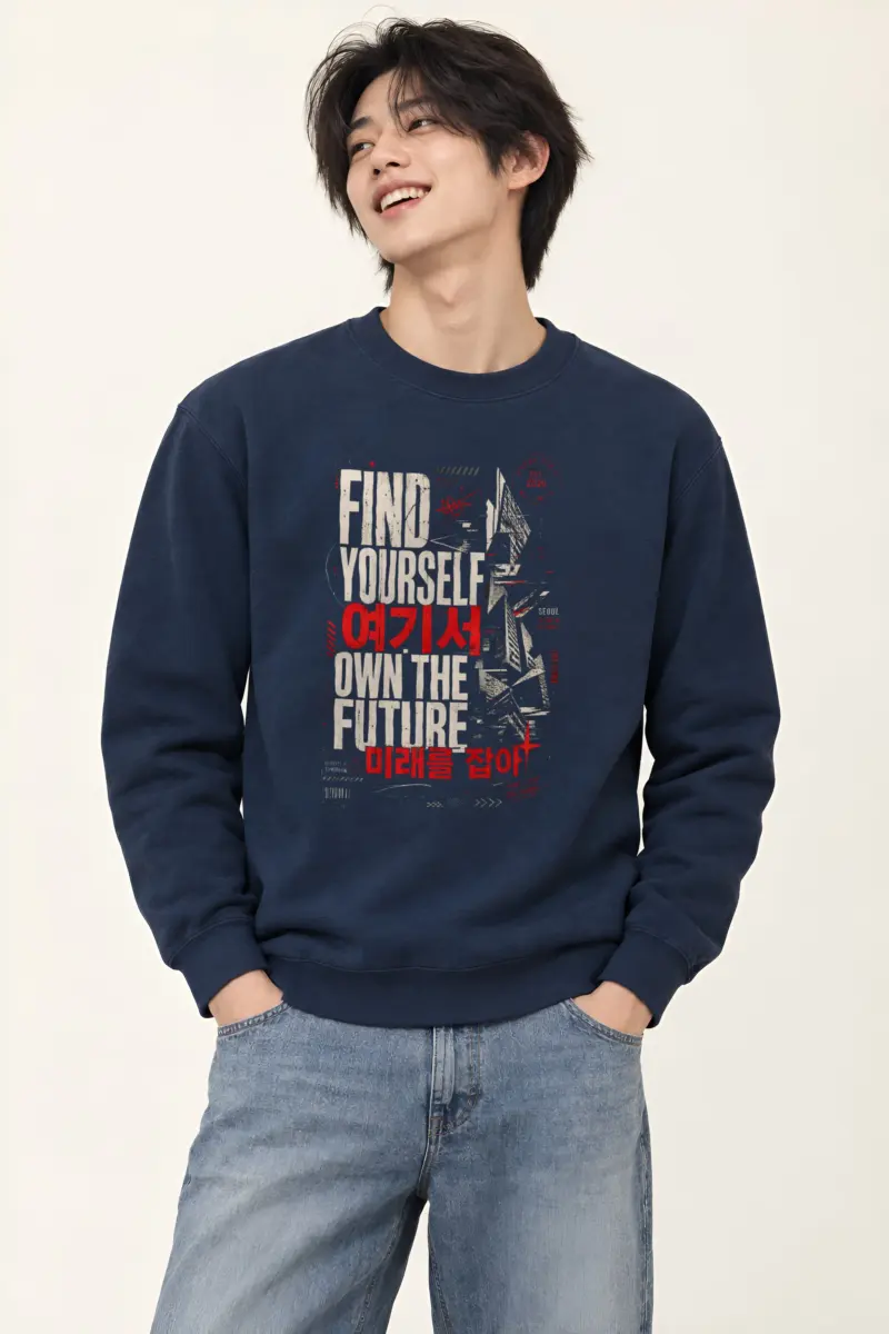 "Find Yourself" Heavy Blend Unisex Crewneck Sweatshirt