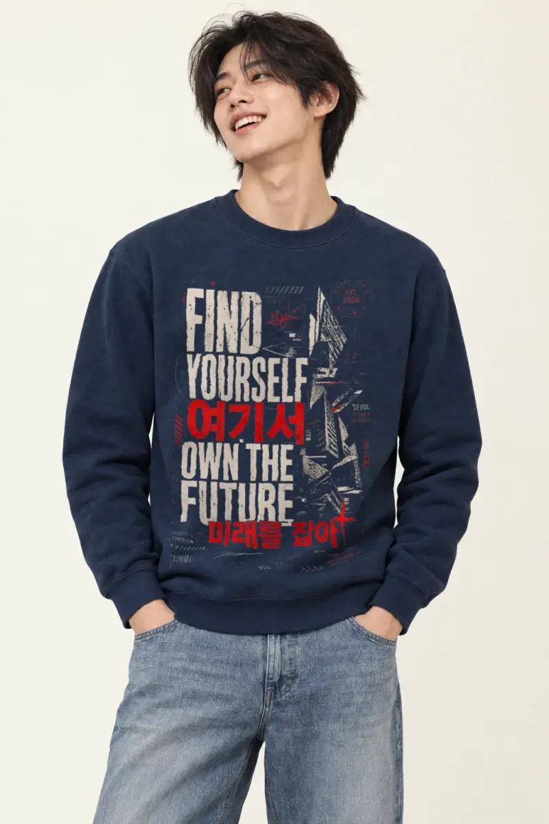 "Find Yourself" Heavy Blend Unisex Crewneck Sweatshirt