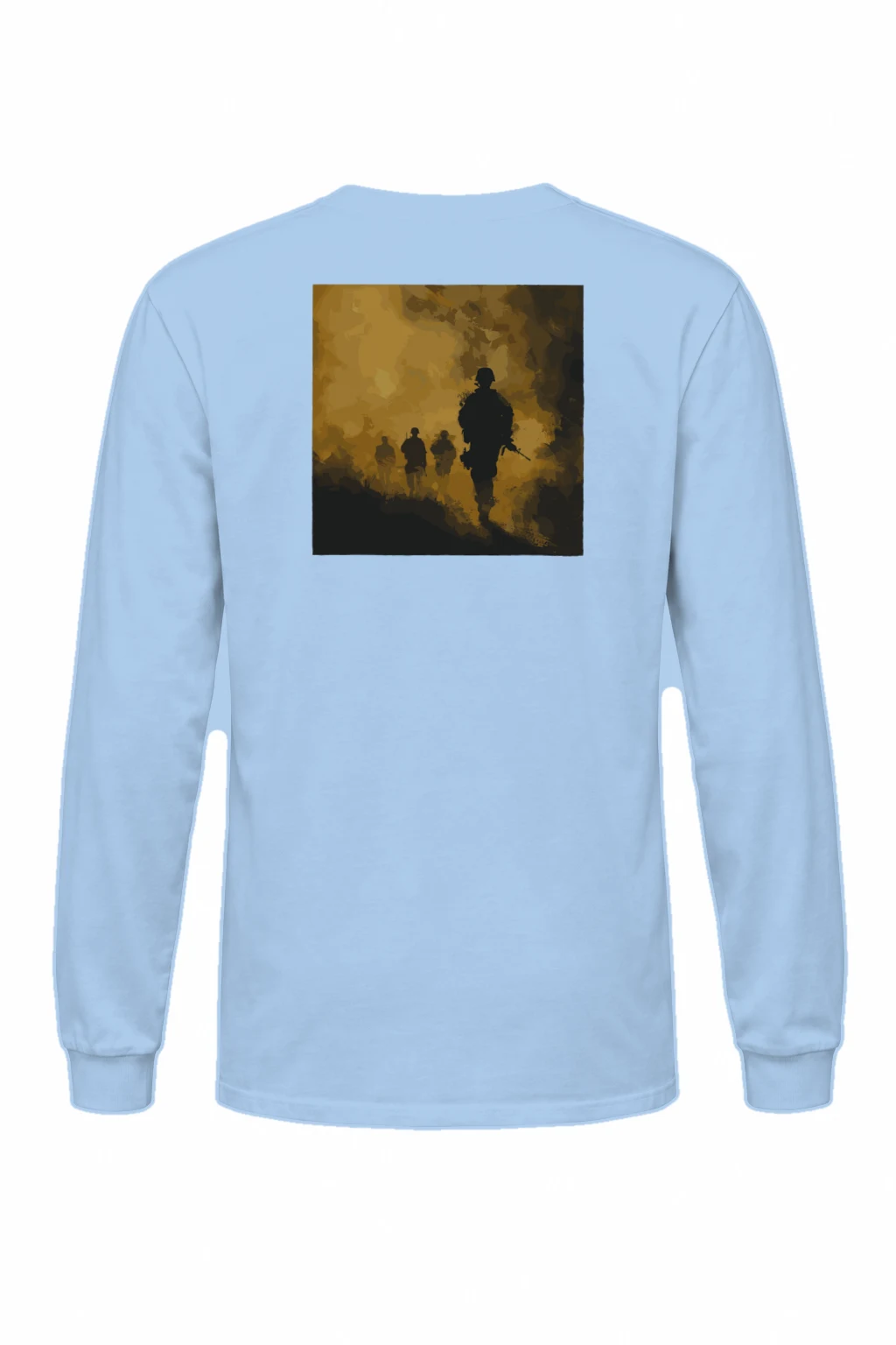 "Fireline March" Unisex Longsleeve T-shirt | Gildan 2400