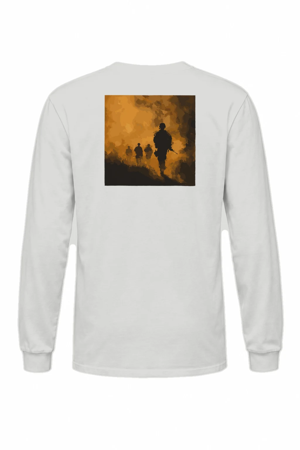 "Fireline March" Unisex Longsleeve T-shirt | Gildan 2400