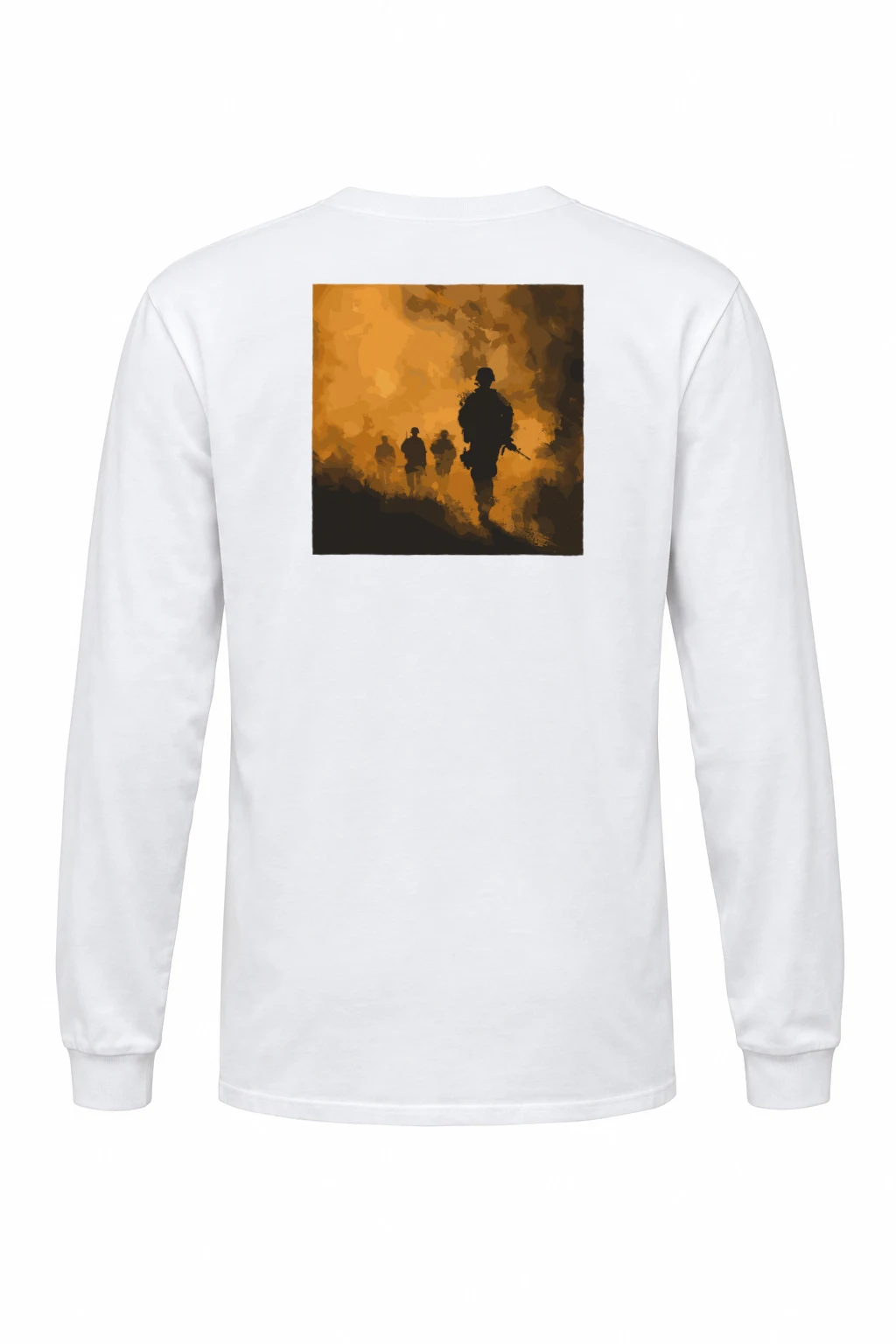 "Fireline March" Unisex Longsleeve T-shirt | Gildan 2400