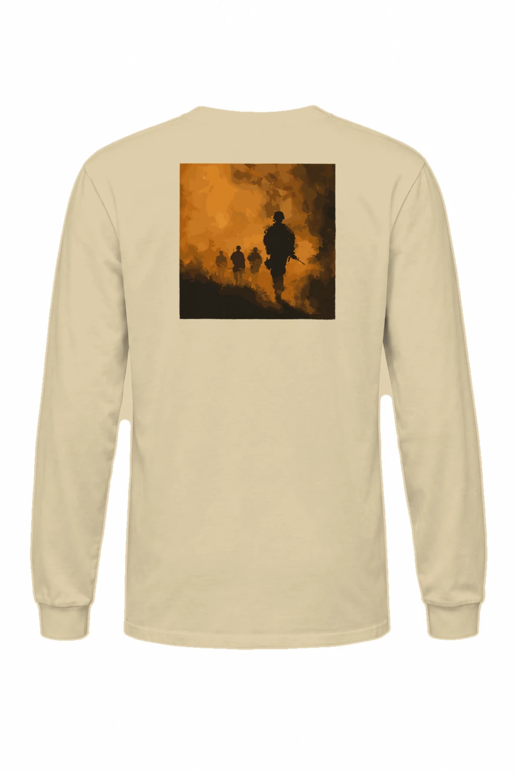 "Fireline March" Unisex Longsleeve T-shirt | Gildan 2400