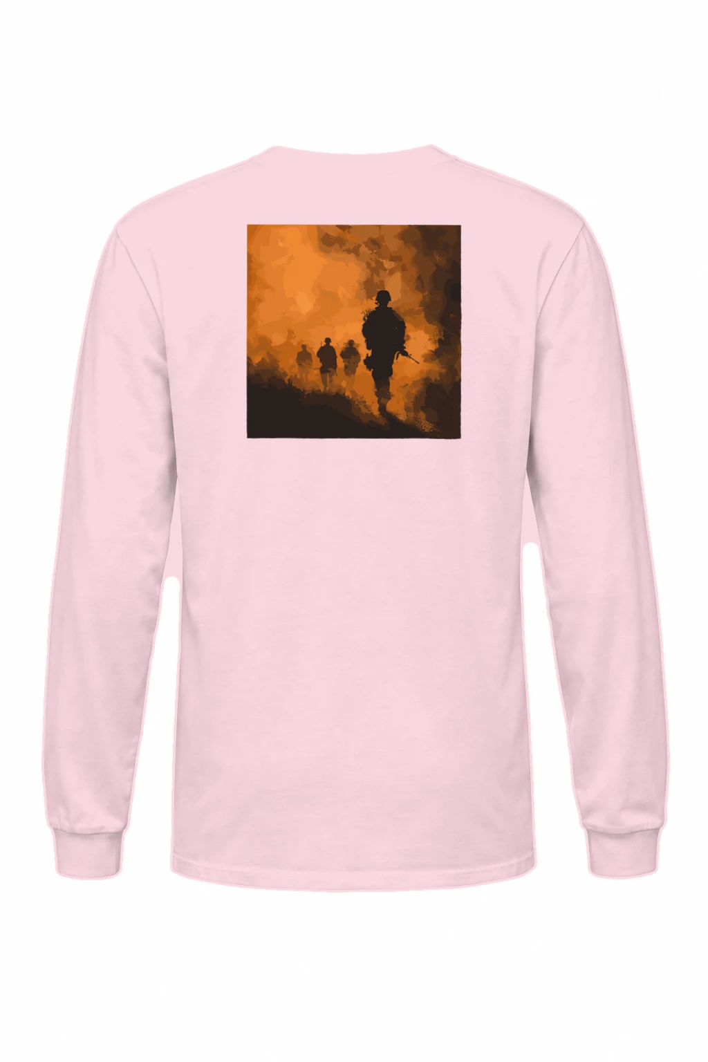 "Fireline March" Unisex Longsleeve T-shirt | Gildan 2400