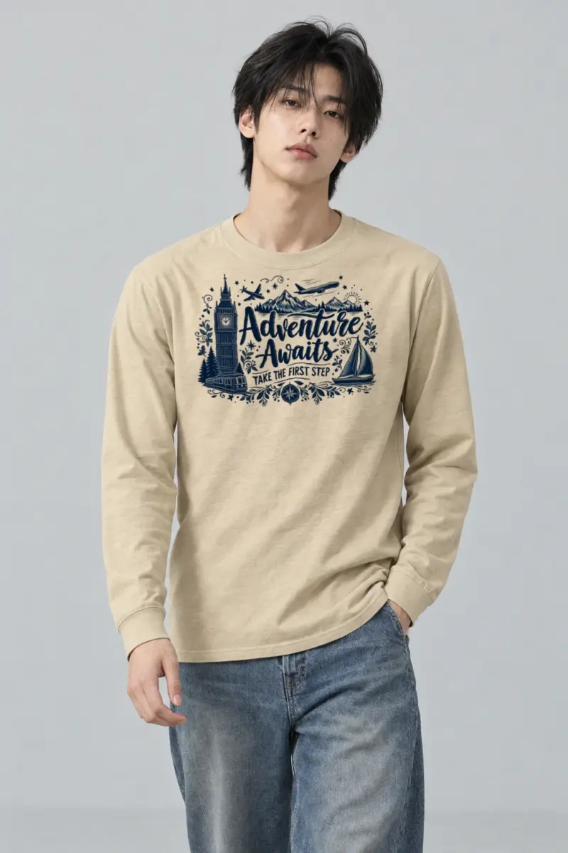 "First Step Travel" Unisex Longsleeve T-shirt