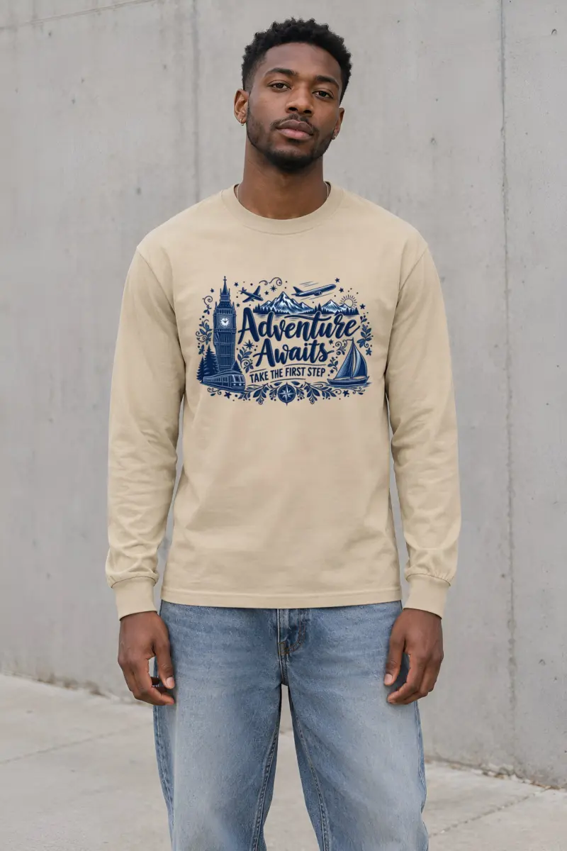 "First Step Travel" Unisex Longsleeve T-shirt