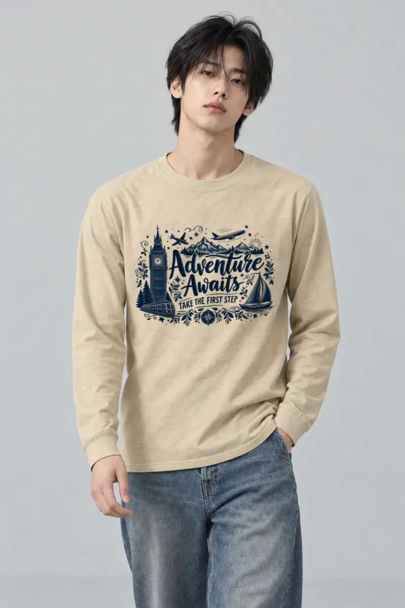 "First Step Travel" Unisex Longsleeve T-shirt