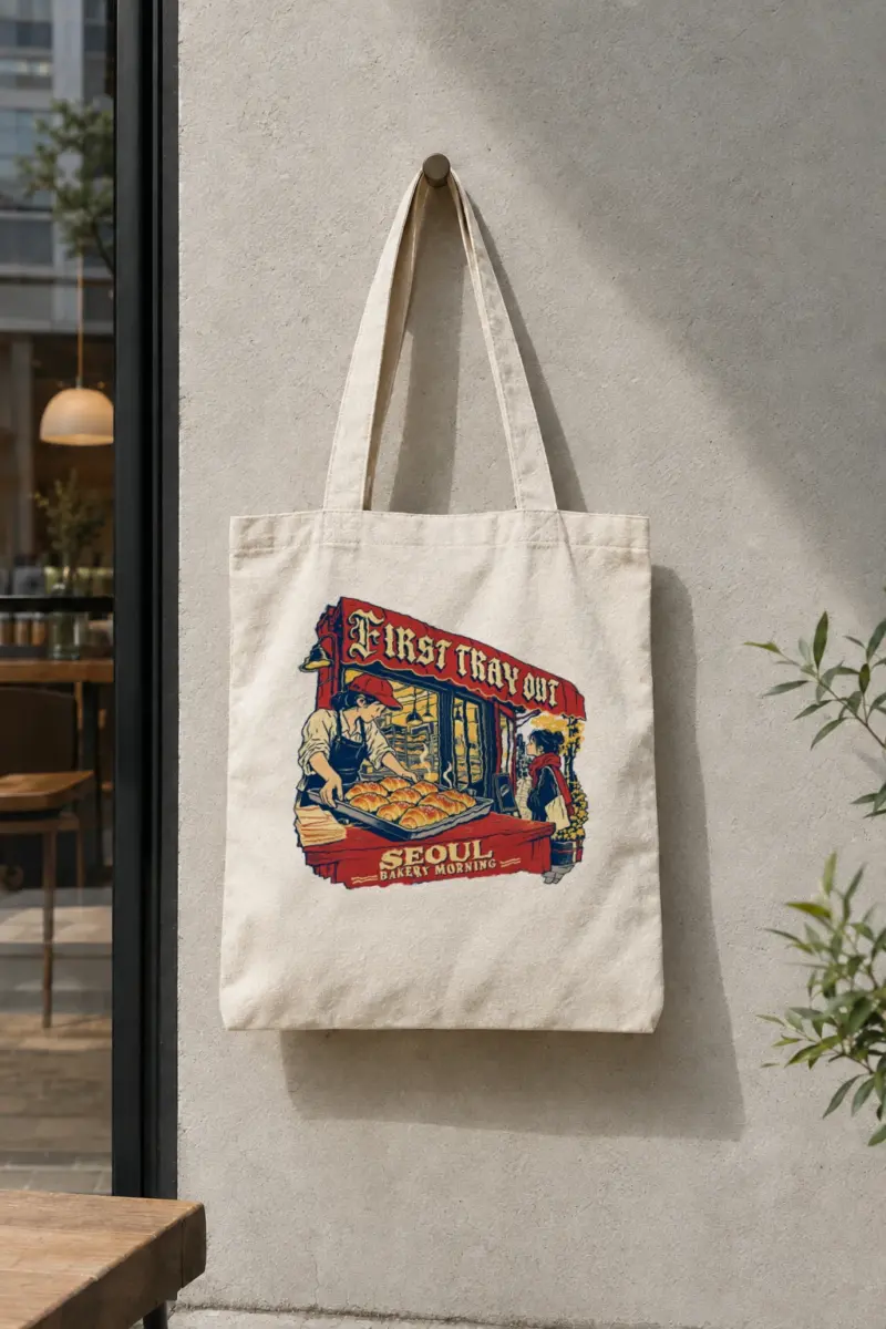 “First Tray Out” Classic Cotton Tote Bag