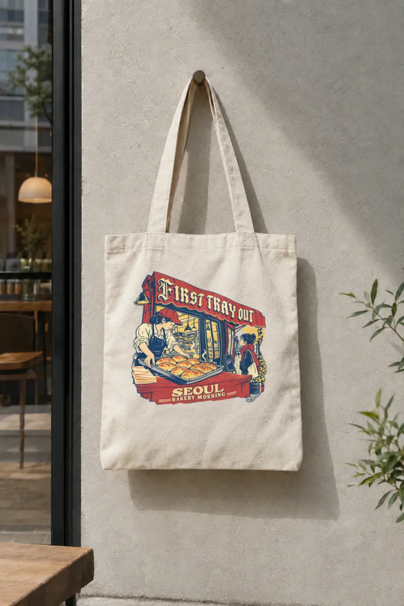 "First Tray Out" Classic Cotton Tote Bag