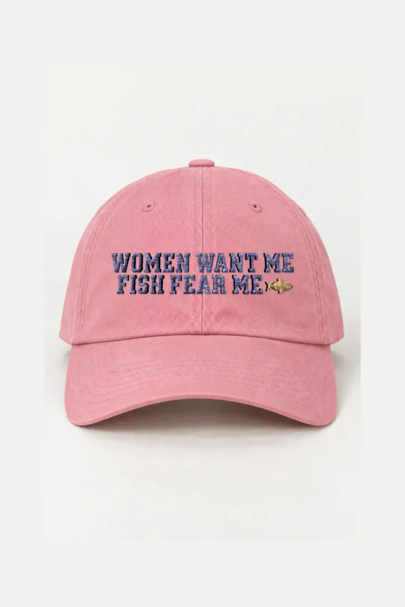 "Fish Fear Me" Classic Dad Hat · Embroidered | Yupoong 6245CM