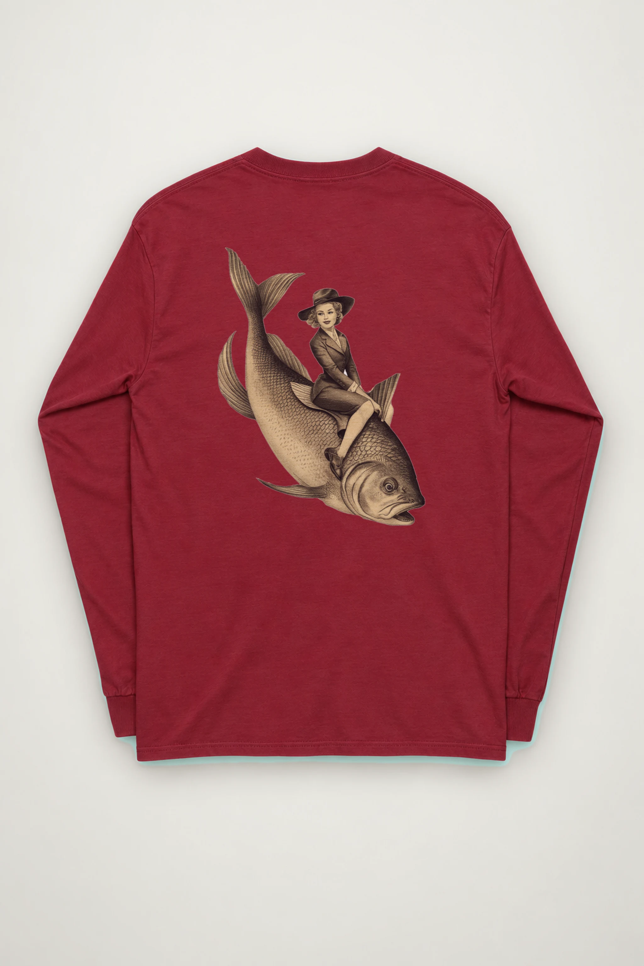 "Fish Rider" Unisex Longsleeve T-shirt