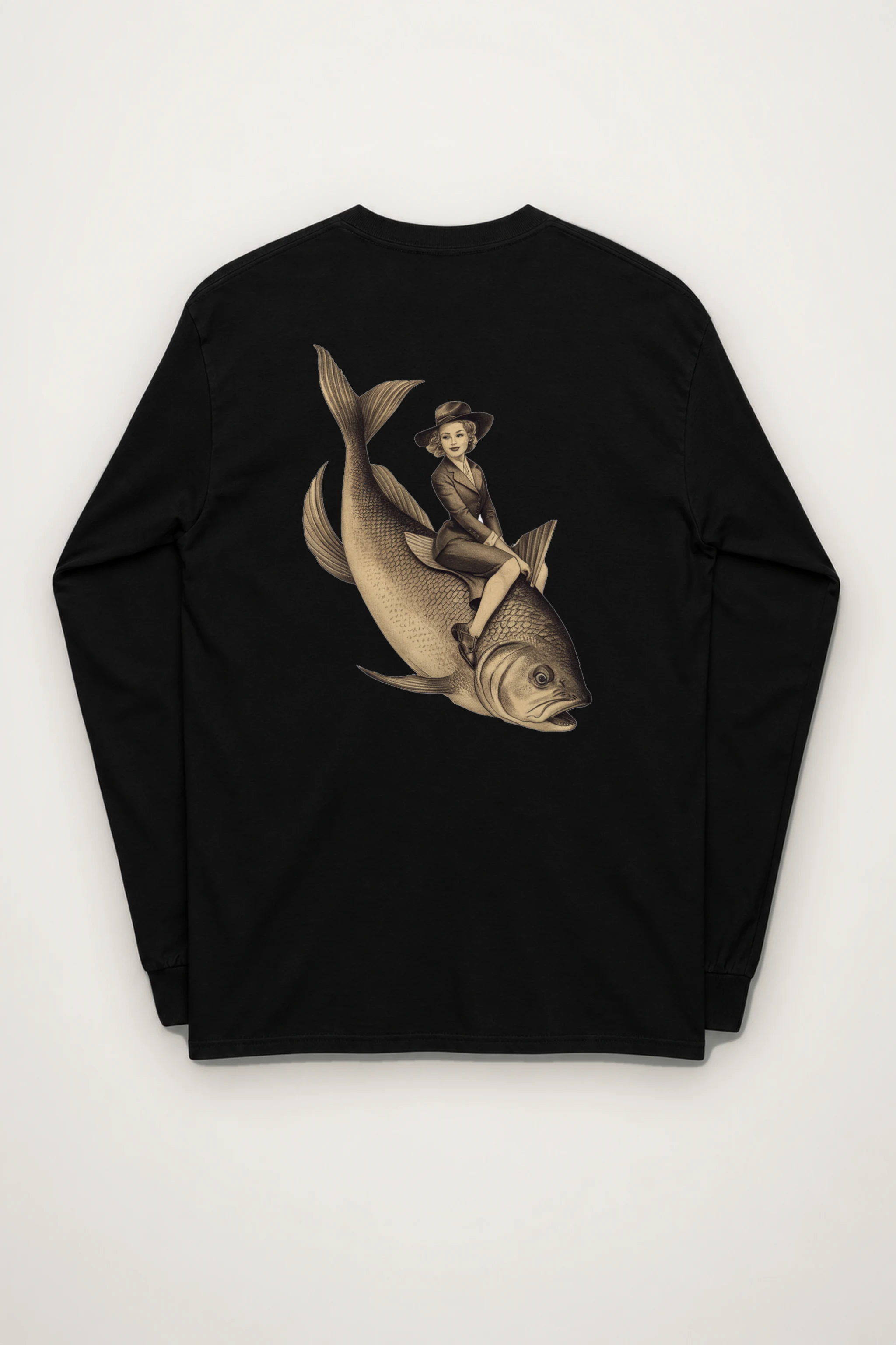 "Fish Rider" Unisex Longsleeve T-shirt