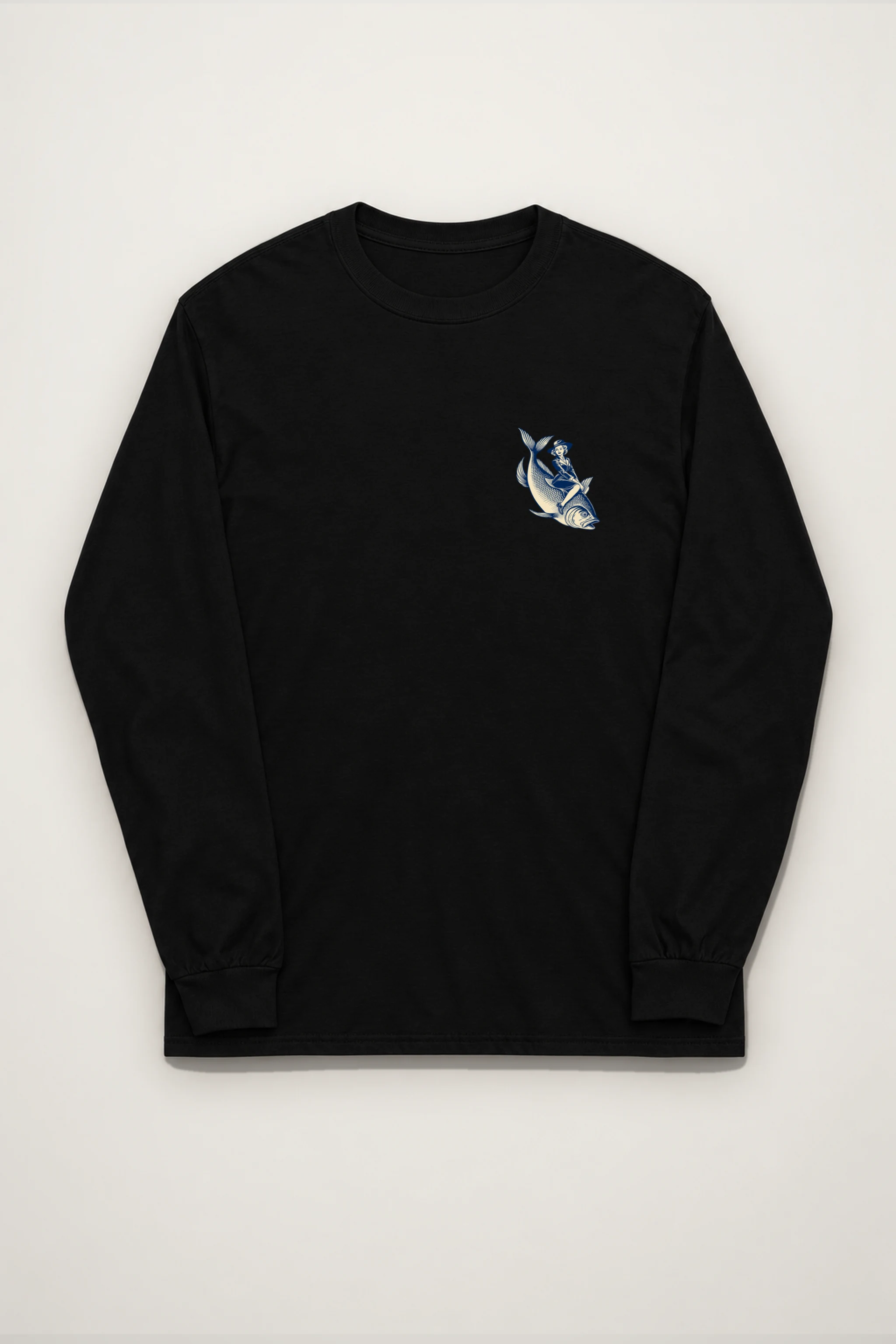"Fish Rider" Unisex Longsleeve T-shirt