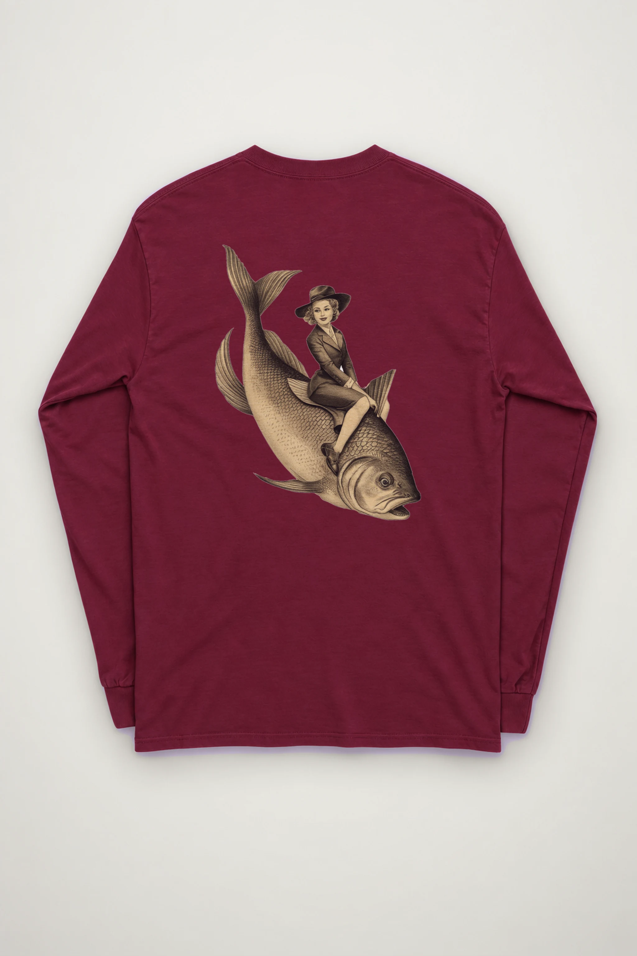 "Fish Rider" Unisex Longsleeve T-shirt
