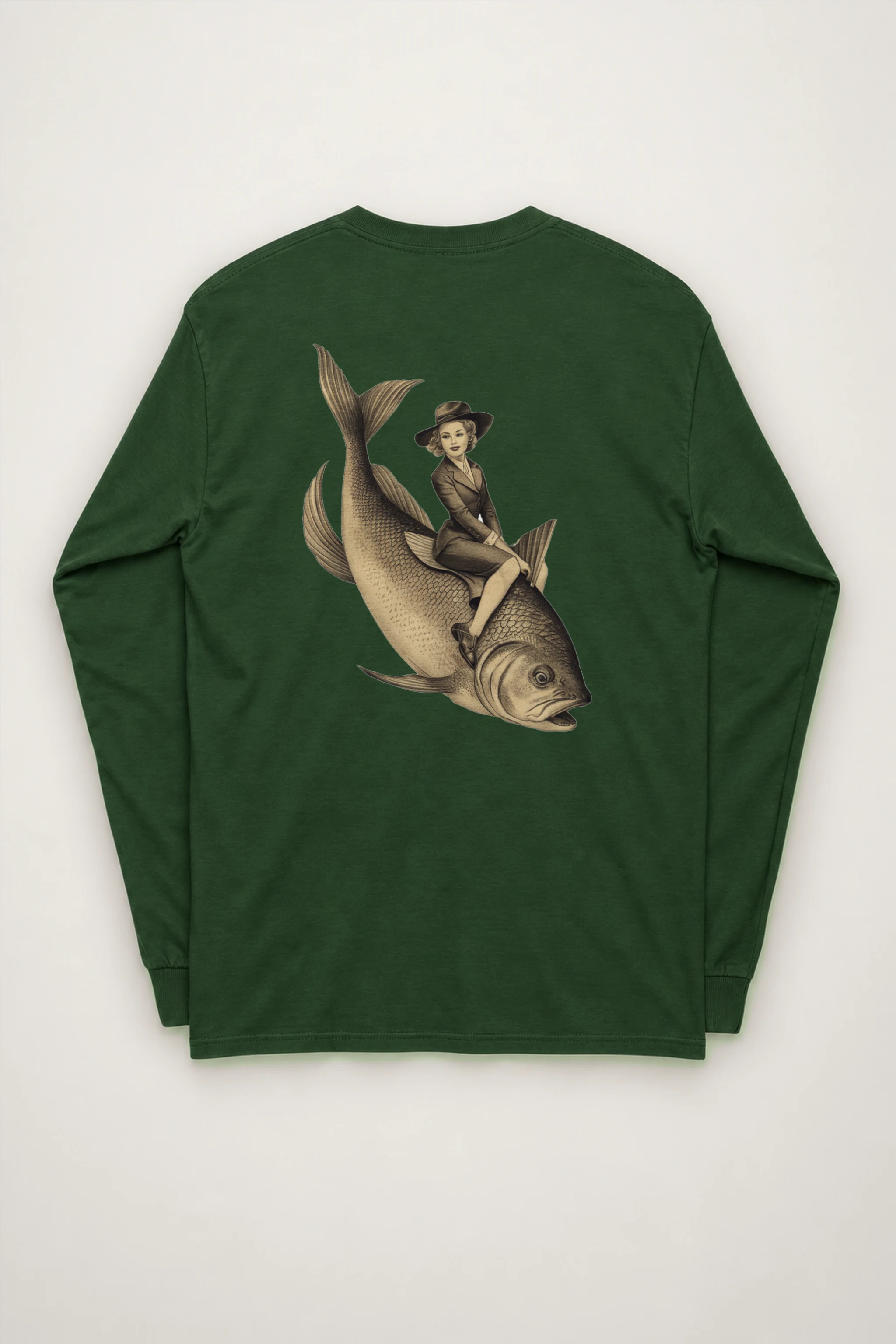 "Fish Rider" Unisex Longsleeve T-shirt