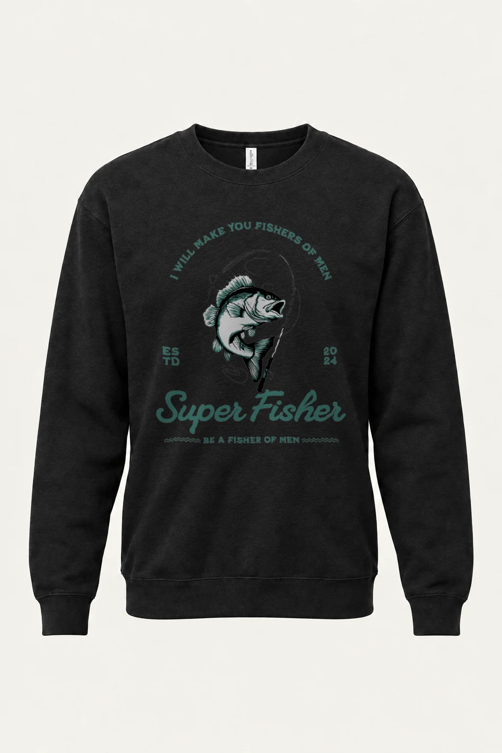 "Fishers Of Men" Heavy Blend Unisex Crewneck Sweatshirt | Gildan 18000