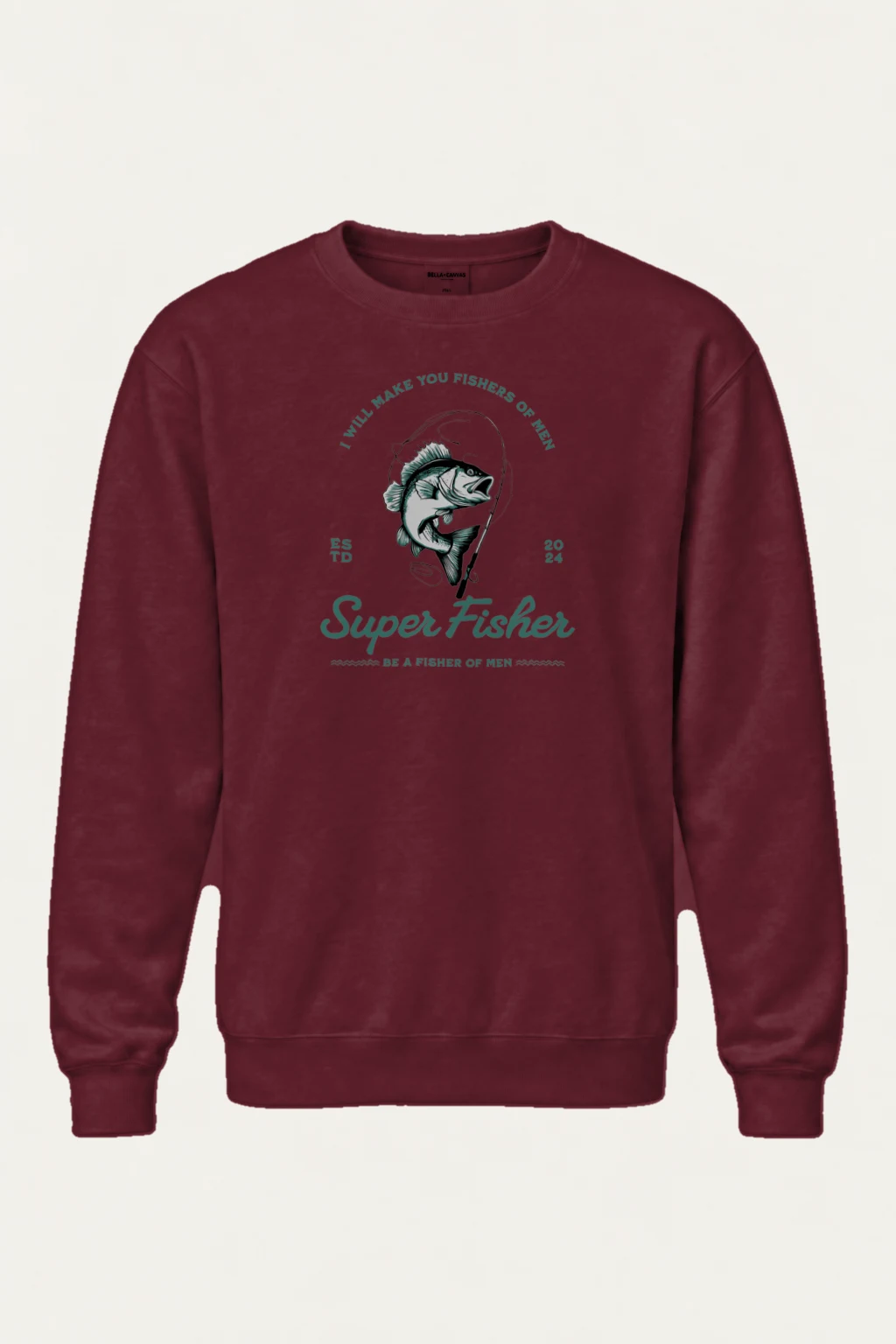 "Fishers Of Men" Heavy Blend Unisex Crewneck Sweatshirt | Gildan 18000