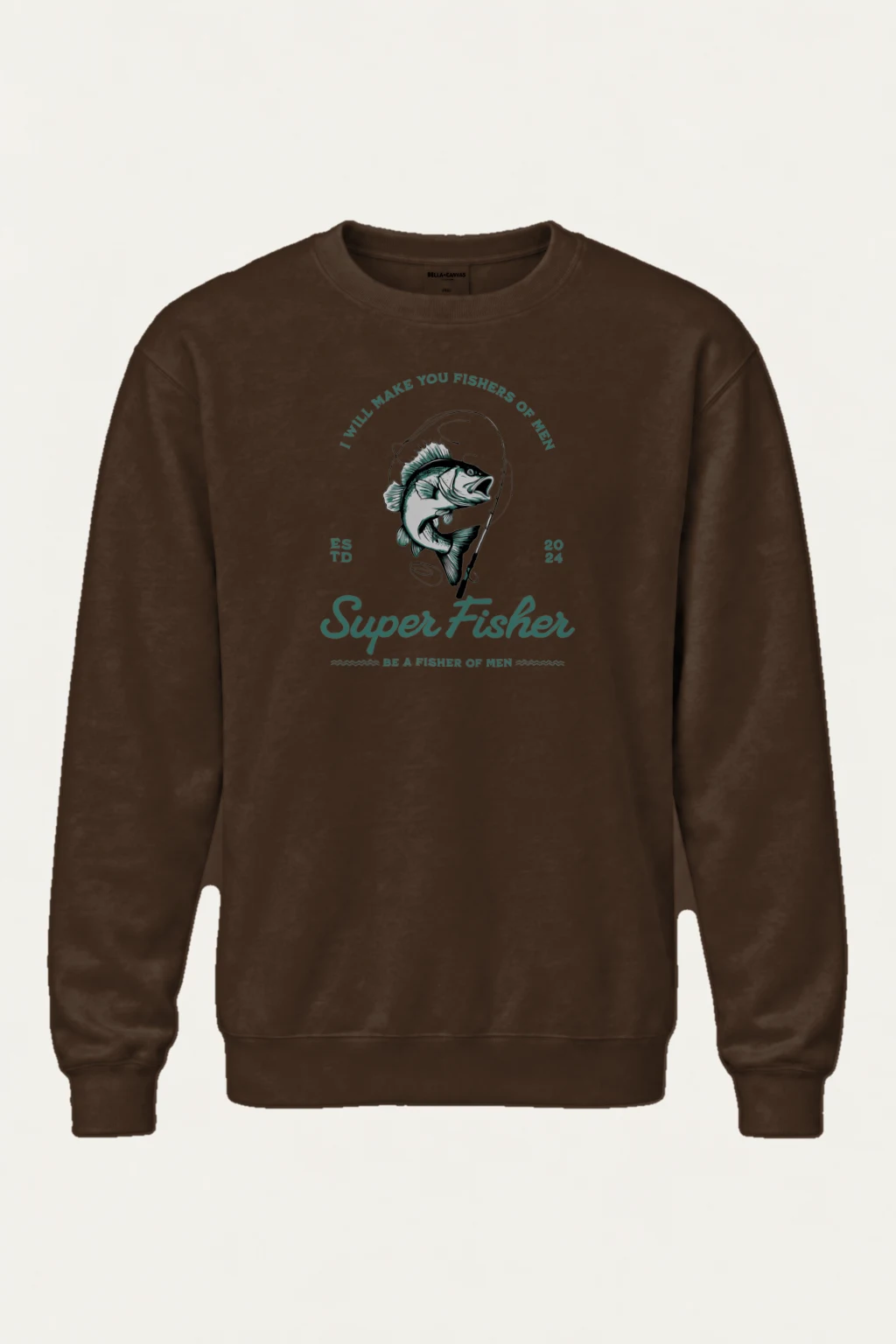 "Fishers Of Men" Heavy Blend Unisex Crewneck Sweatshirt | Gildan 18000