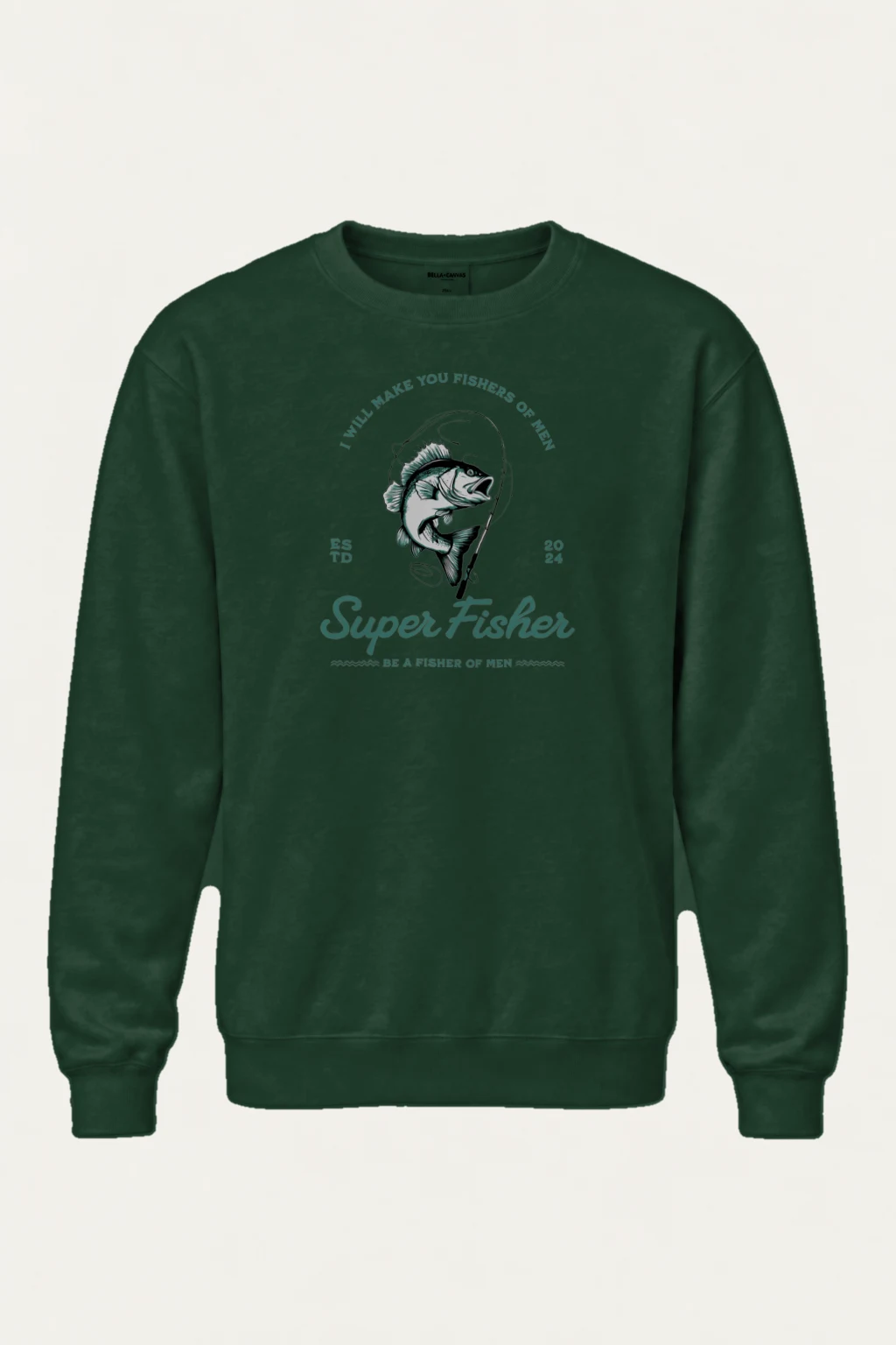 "Fishers Of Men" Heavy Blend Unisex Crewneck Sweatshirt | Gildan 18000