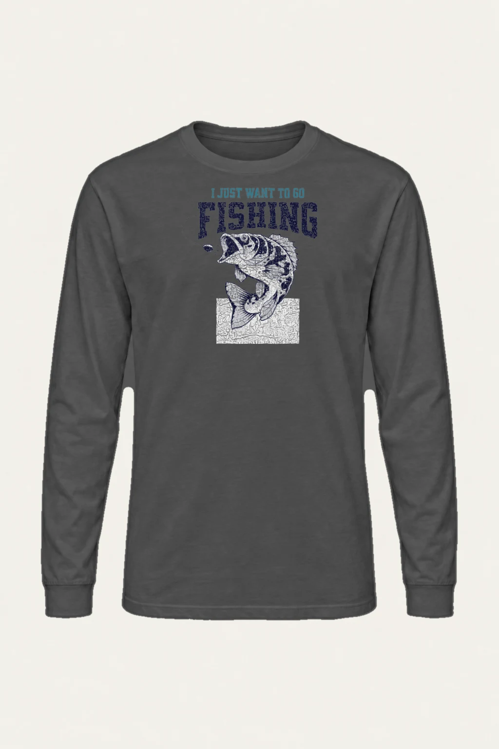 "Fishing State Of Mind" Unisex Longsleeve T-shirt | Gildan 2400