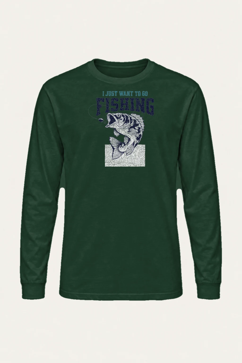 "Fishing State Of Mind" Unisex Longsleeve T-shirt | Gildan 2400
