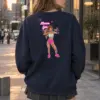 "Fitness Girl" Heavy Blend Unisex Crewneck Sweatshirt | Gildan 18000