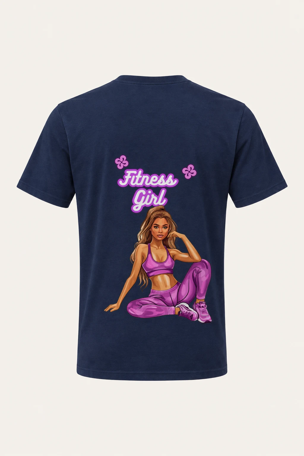 "Fitness Girl" Heavyweight Unisex Crewneck T-shirt | Gildan 5000