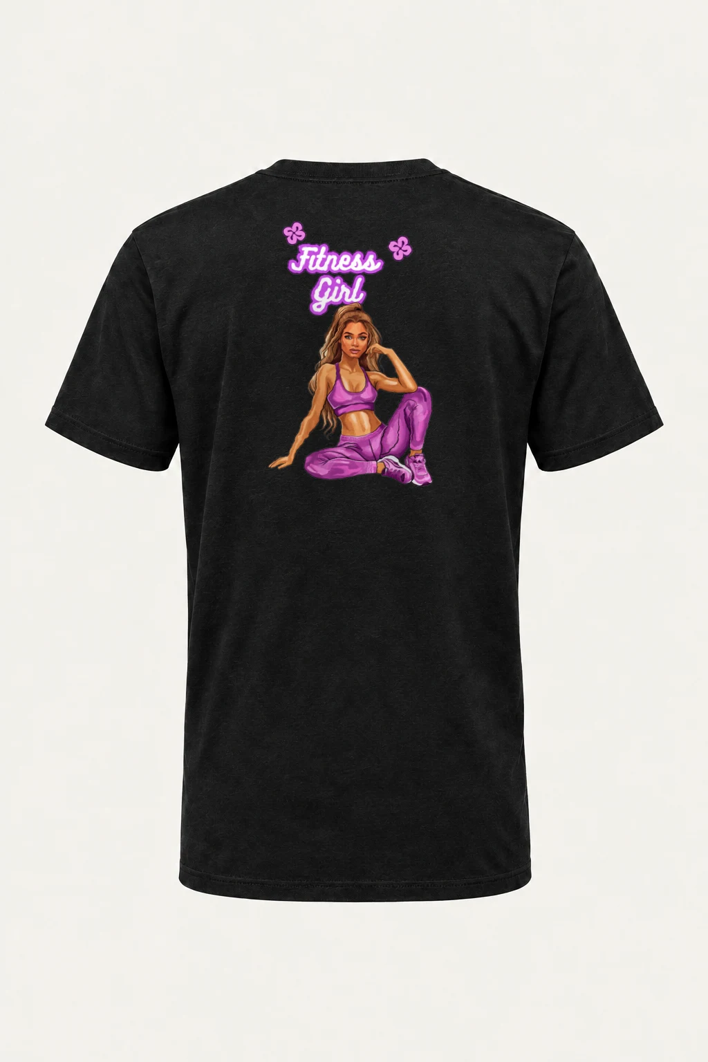 "Fitness Girl" Heavyweight Unisex Crewneck T-shirt | Gildan 5000