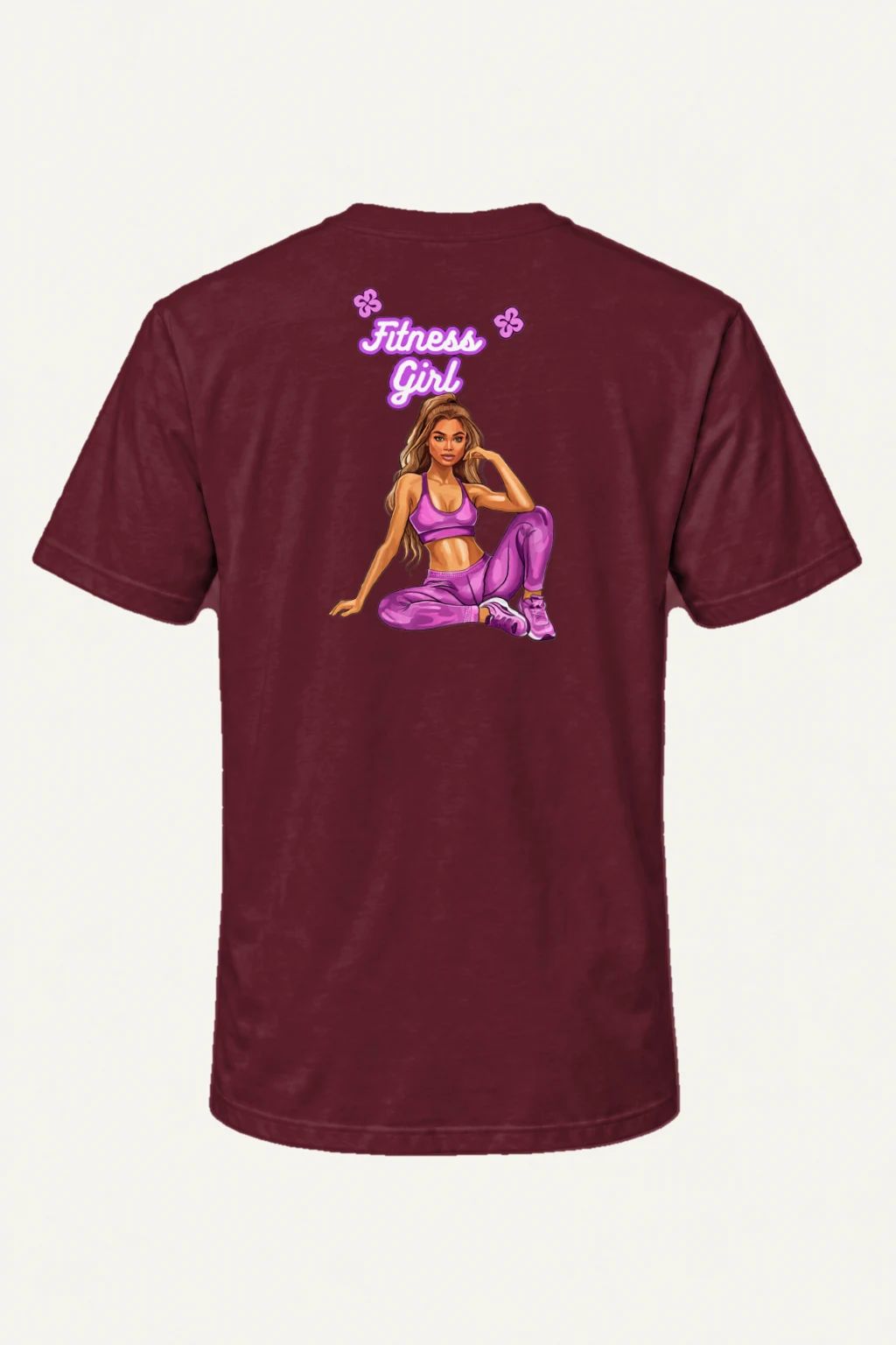 "Fitness Girl" Heavyweight Unisex Crewneck T-shirt | Gildan 5000