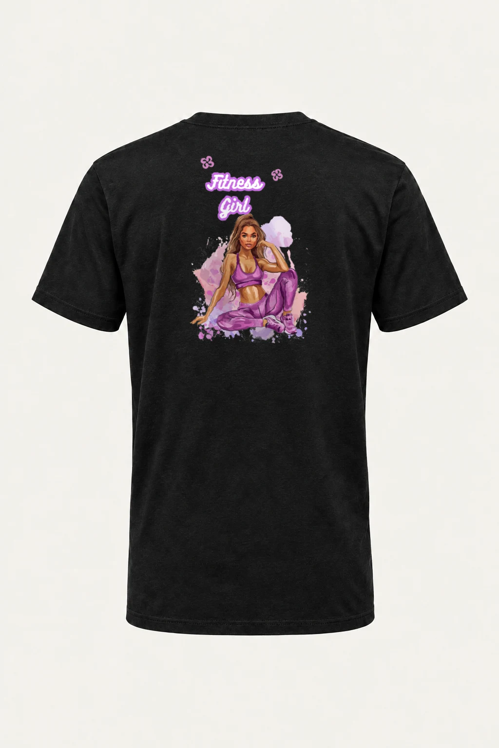 "Fitness Girl" Heavyweight Unisex Crewneck T-shirt | Gildan 5000